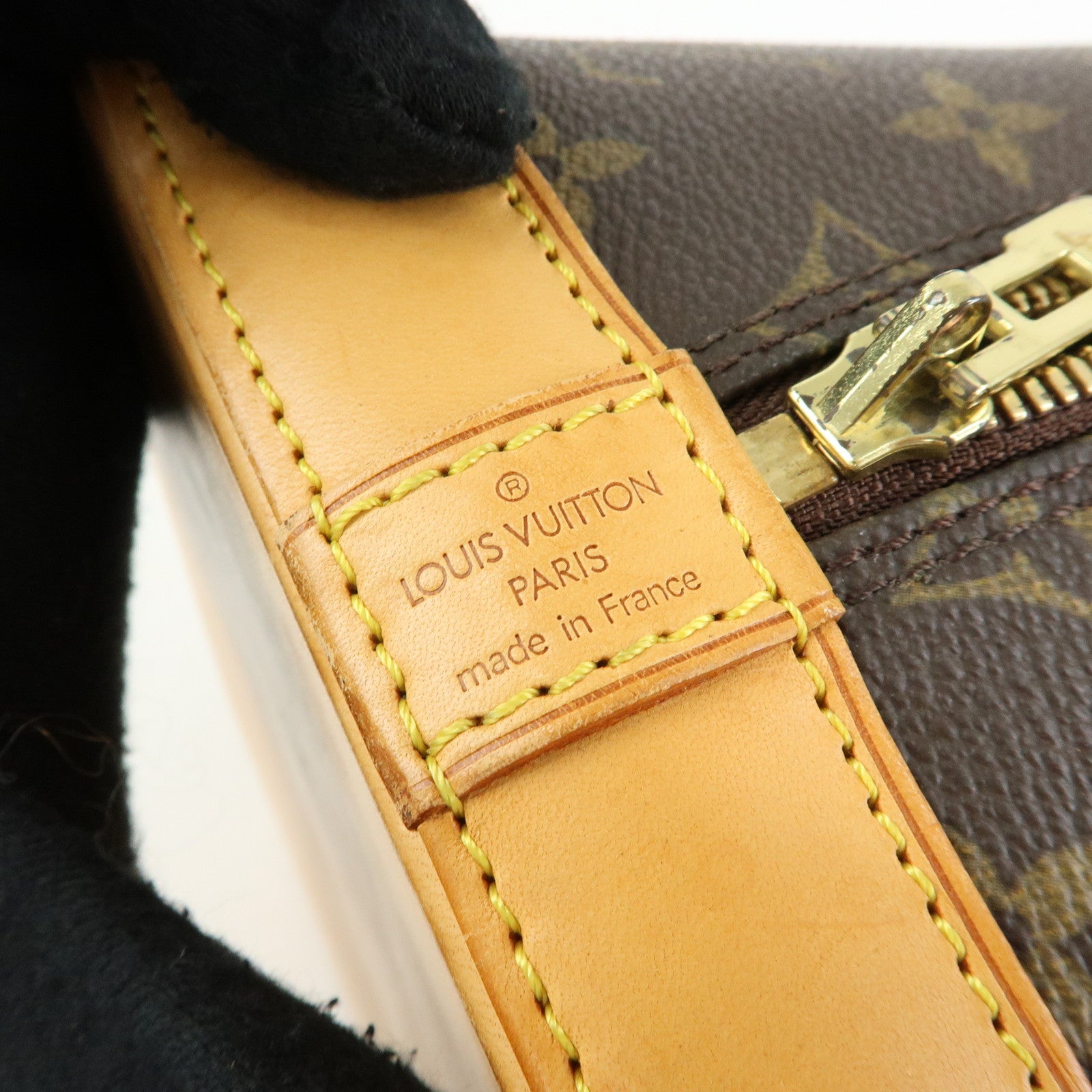 Louis Vuitton Monogram Alma PM Hand Bag Brown M51130