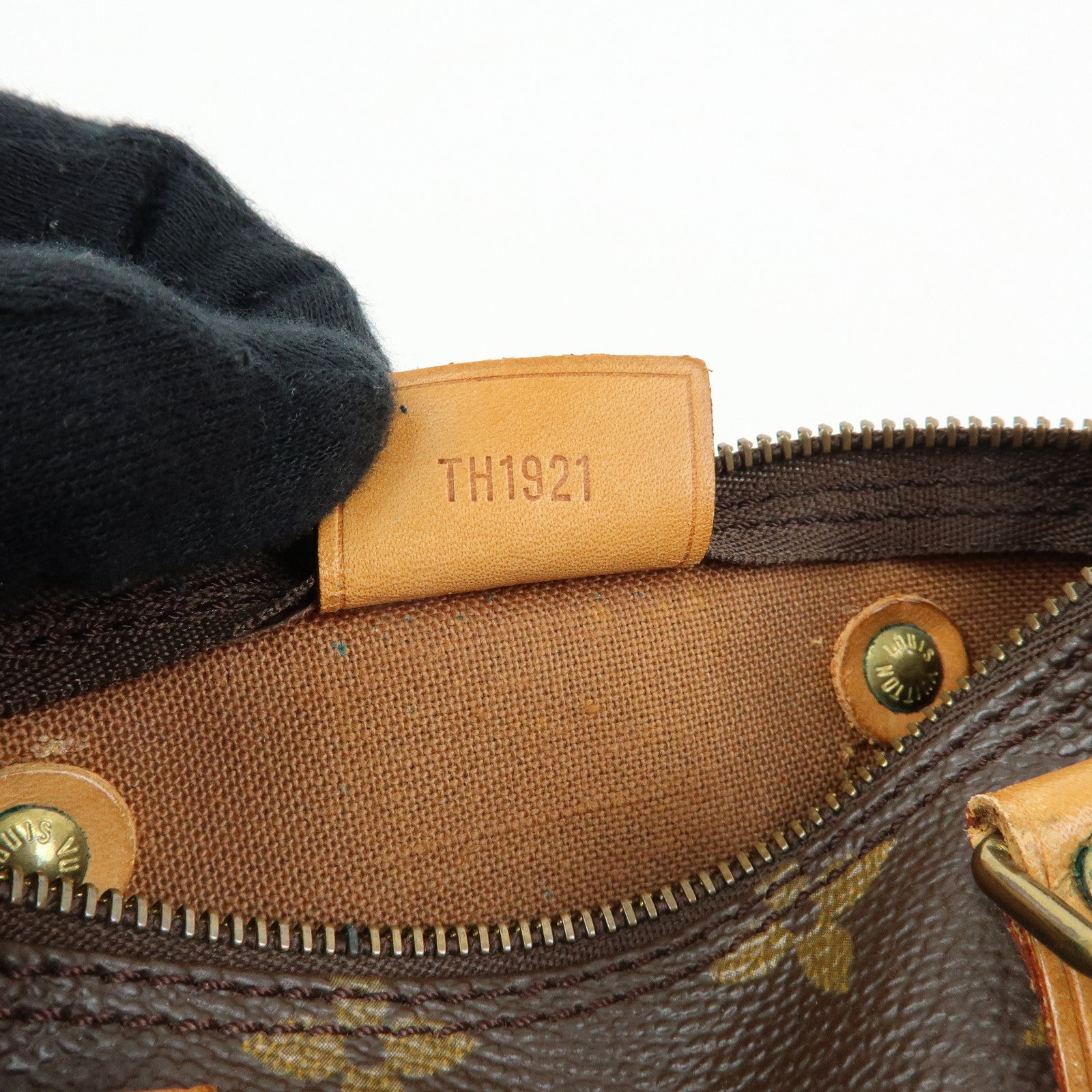 Louis Vuitton Monogram Canvas Mini Speedy Hand Bag & Strap M41534