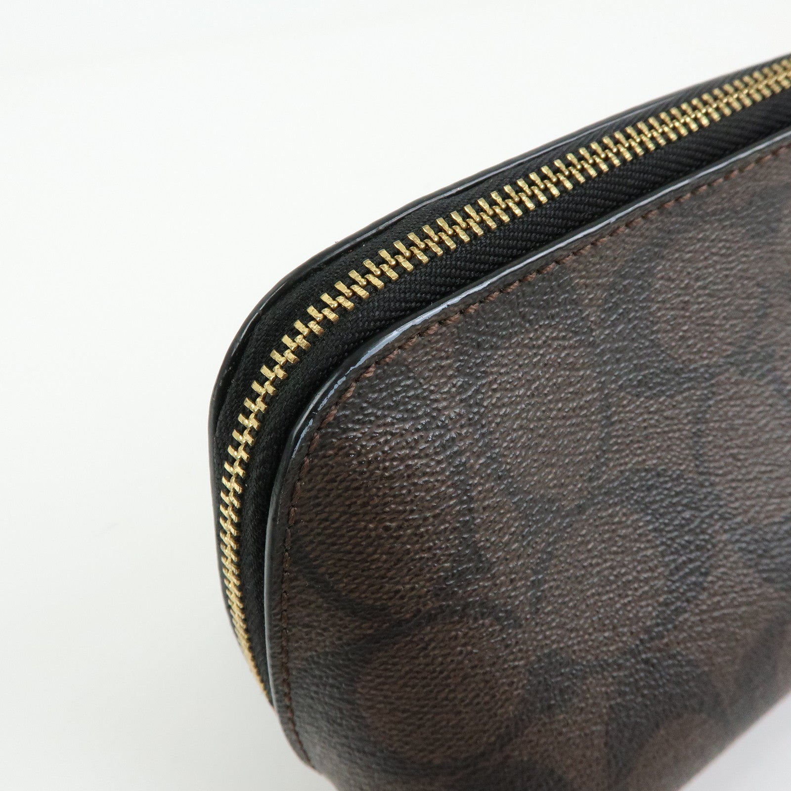 COACH Set of 2 Signature PVC Leather Shoulder Bag Cosmetic Pouch