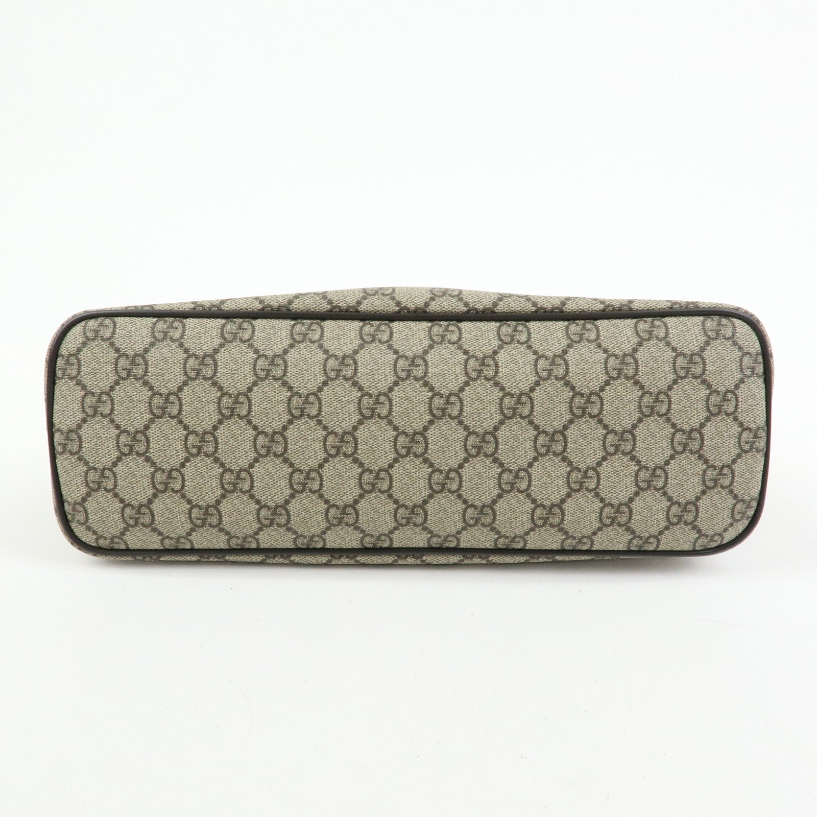 GUCCI GG Supreme 2Way Bag Hand Bag Shoulder Bag Beige Brown 429019