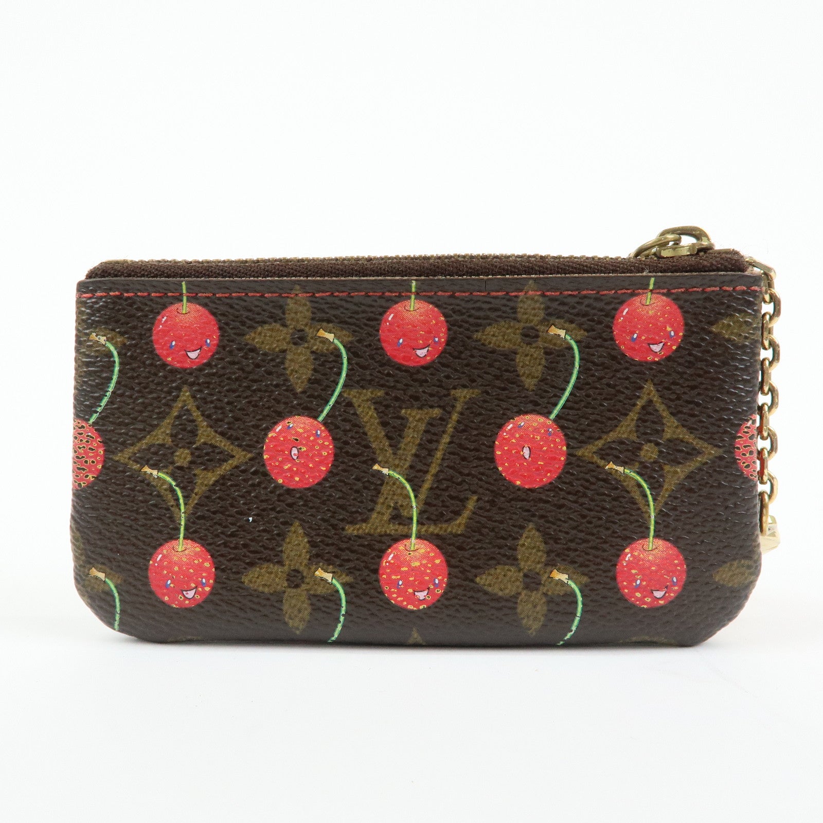 Louis Vuitton Monogram Cherry Pochette Cles Coin Case M95042