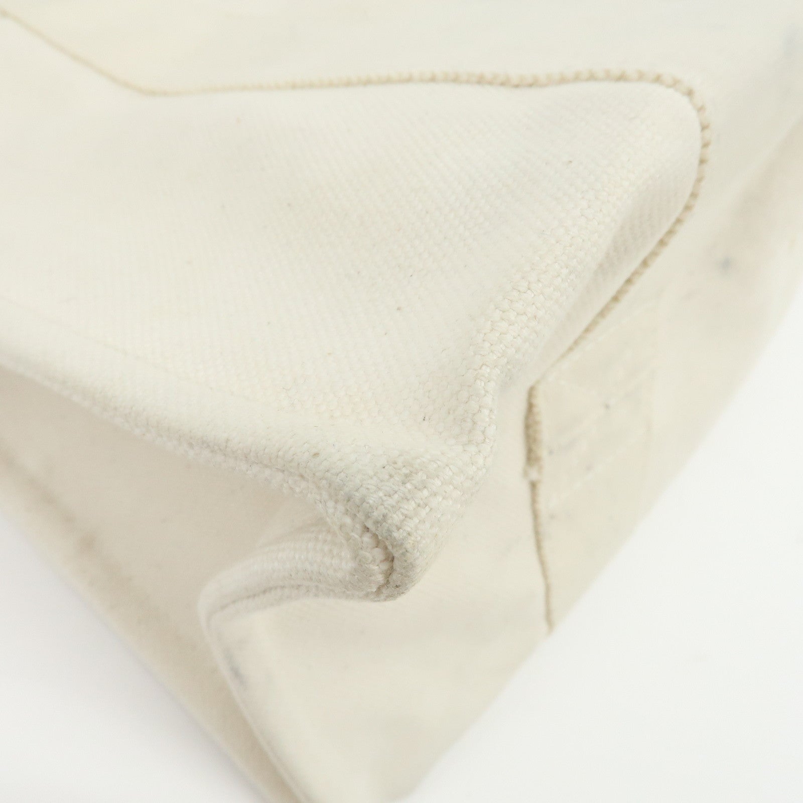 HERMES Bora Bora PM Canvas Tote Bag Hand Bag Ivory
