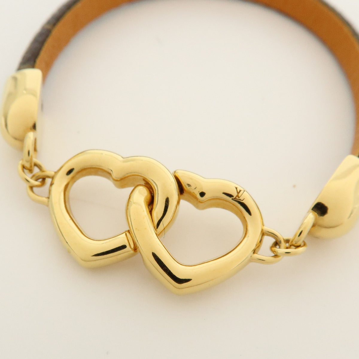 Louis Vuitton Monogram Say Yes Canvas Leather Bracelet M6758