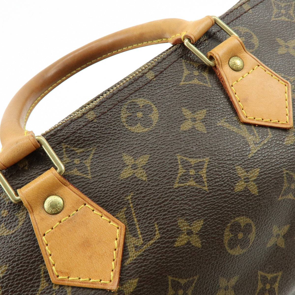 Louis Vuitton Monogram Speedy 30 Boston Bag Hand Bag Brown M41526