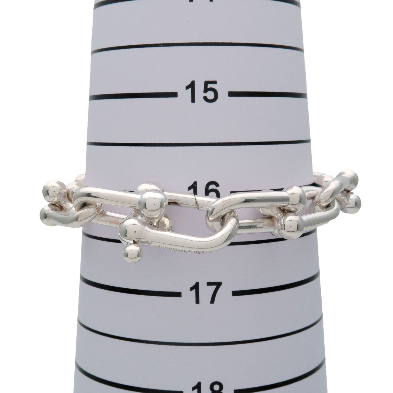 Tiffany & Co Hardware Large Link Bracelet SV925 Silver