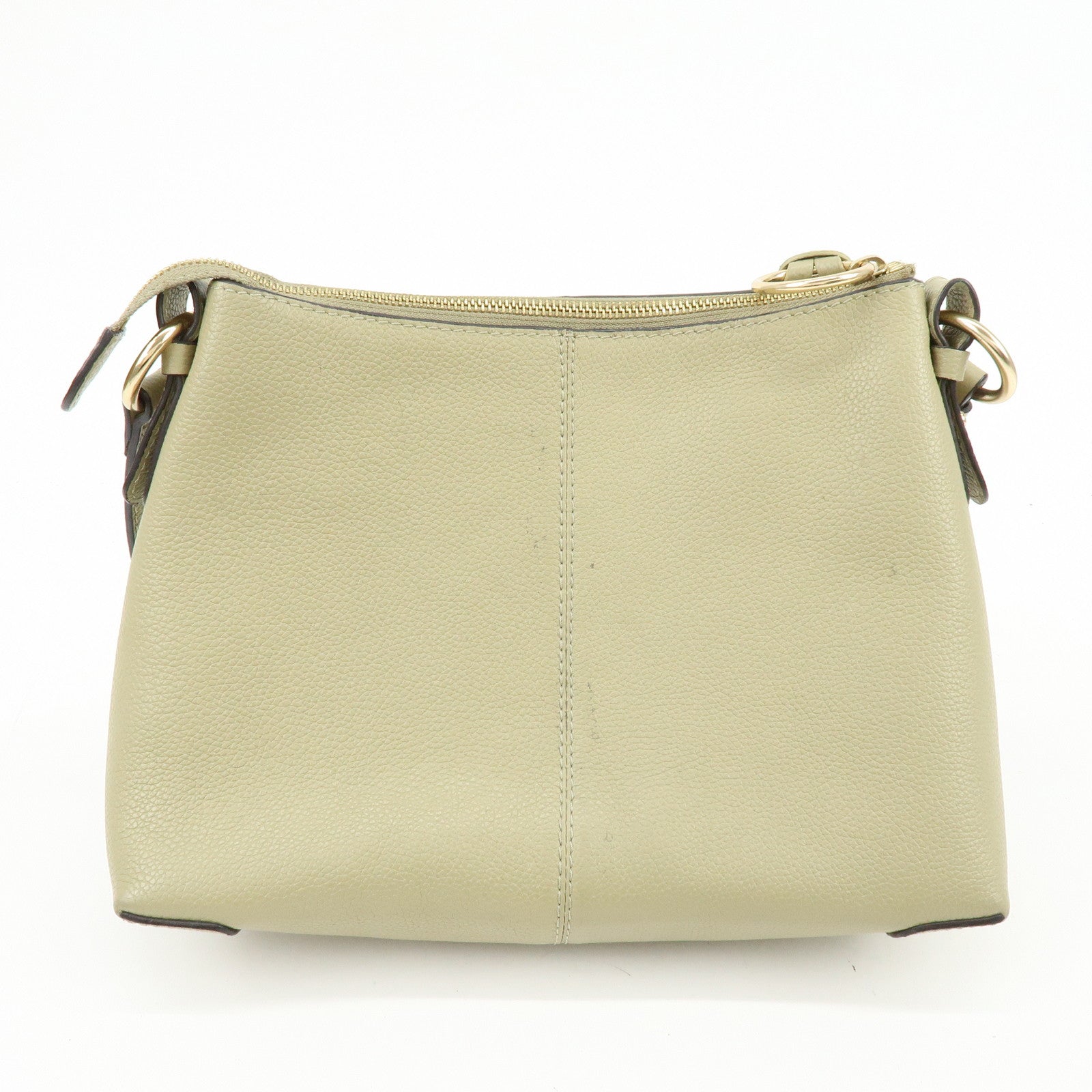 Chloe See by Chloe Joan Leather Suede 2Way Hand Bag Shoulder Bag Beige