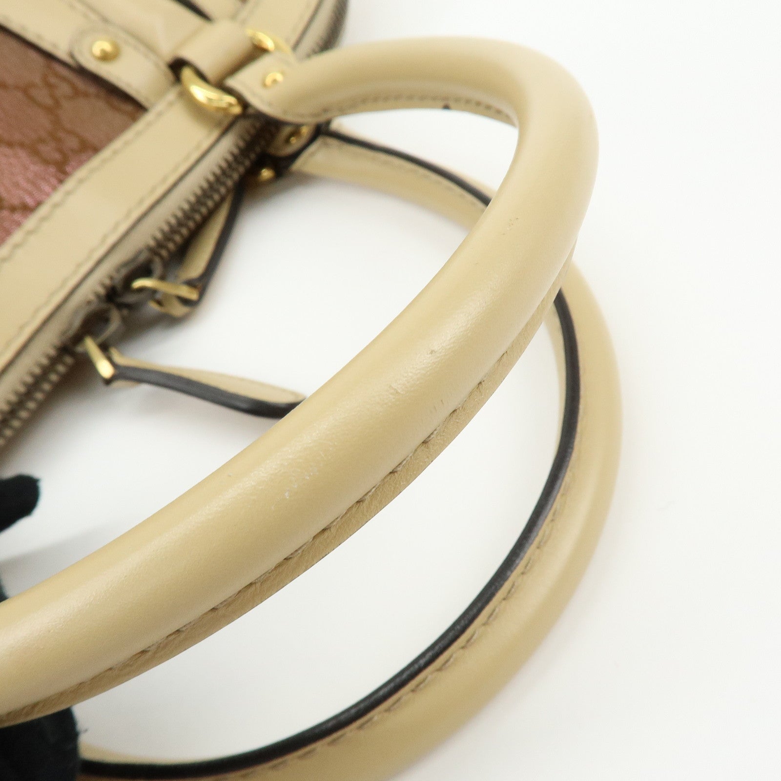 GUCCI Interlocking G Scarlett GG Canvas Leather 2Way Hand Shoulder Bag