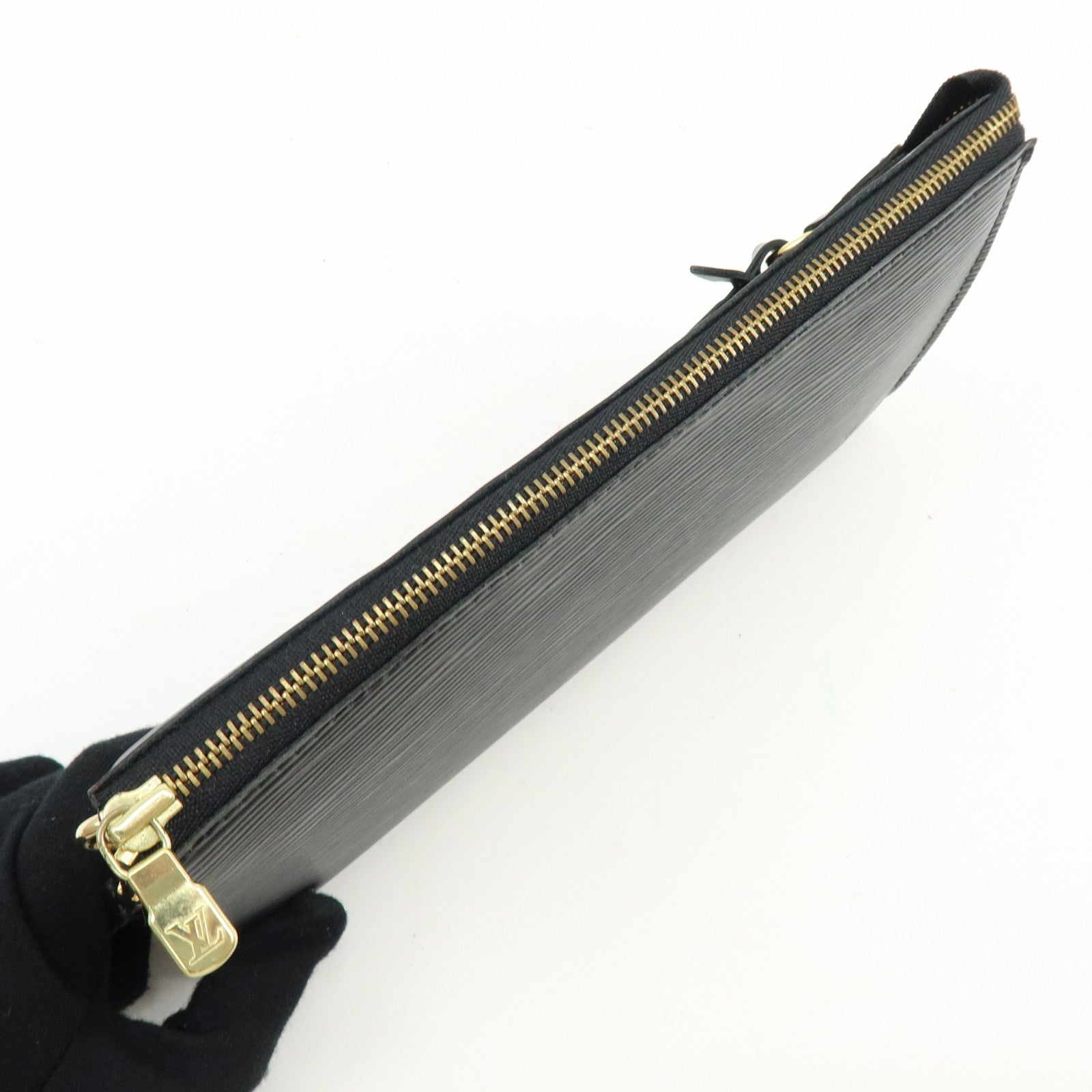 Louis Vuitton Epi Pochette Accessoires Clutch Bag Hand Bag Noir M52942
