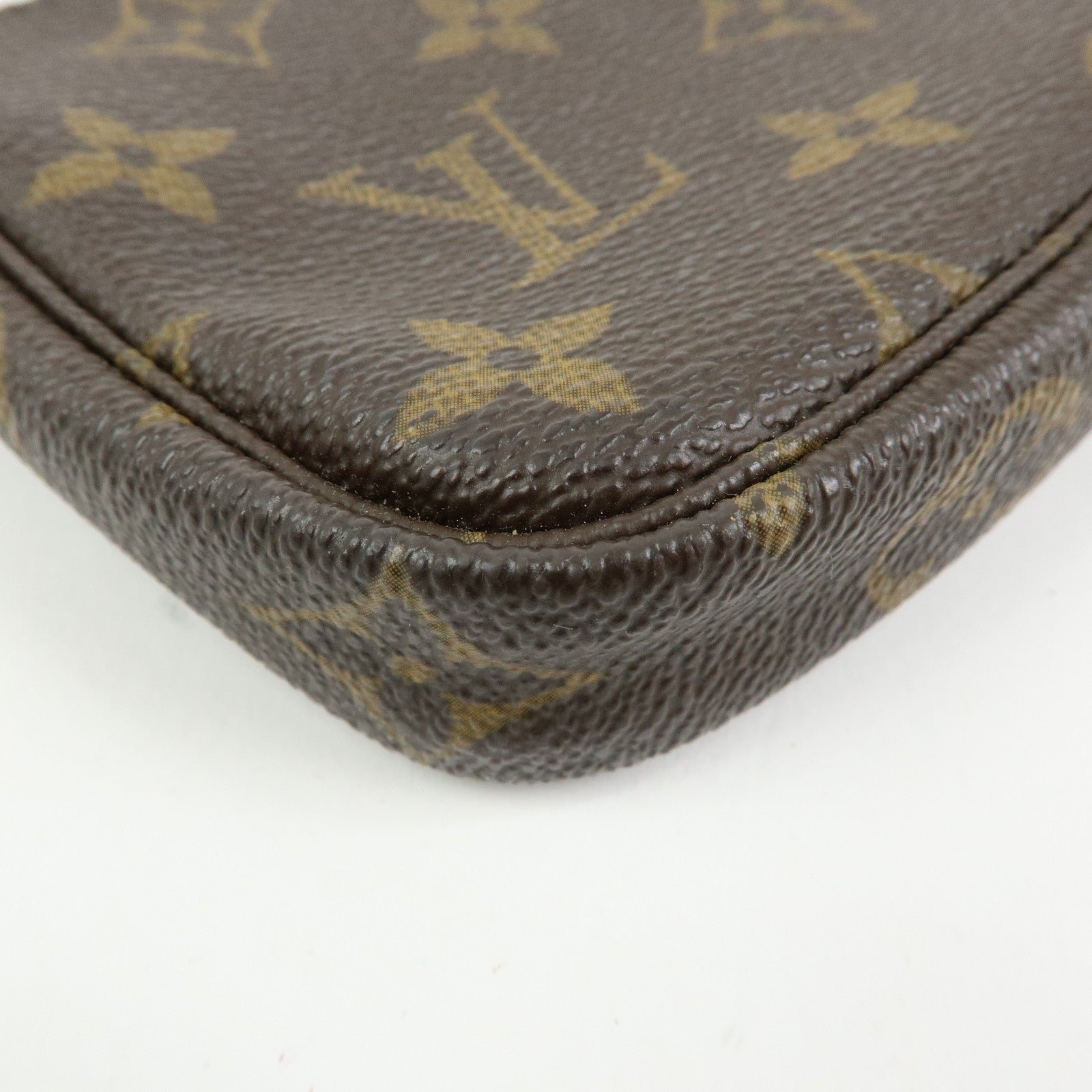 Louis Vuitton Monogram Mini Pochette Accessoires Pouch Brown M58009