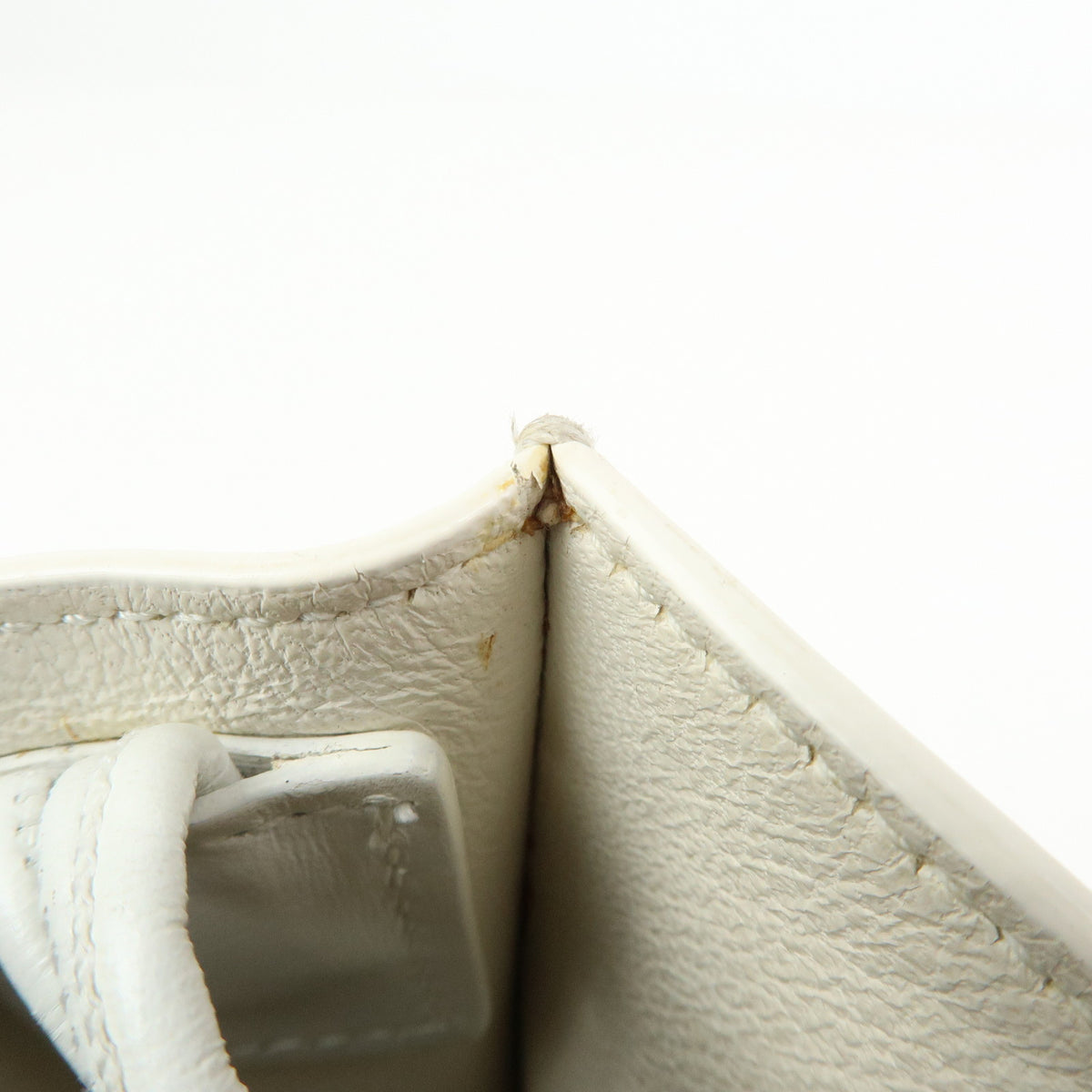 JIL SANDER Tangle Leather Shoulder Bag Crossbody Bag White