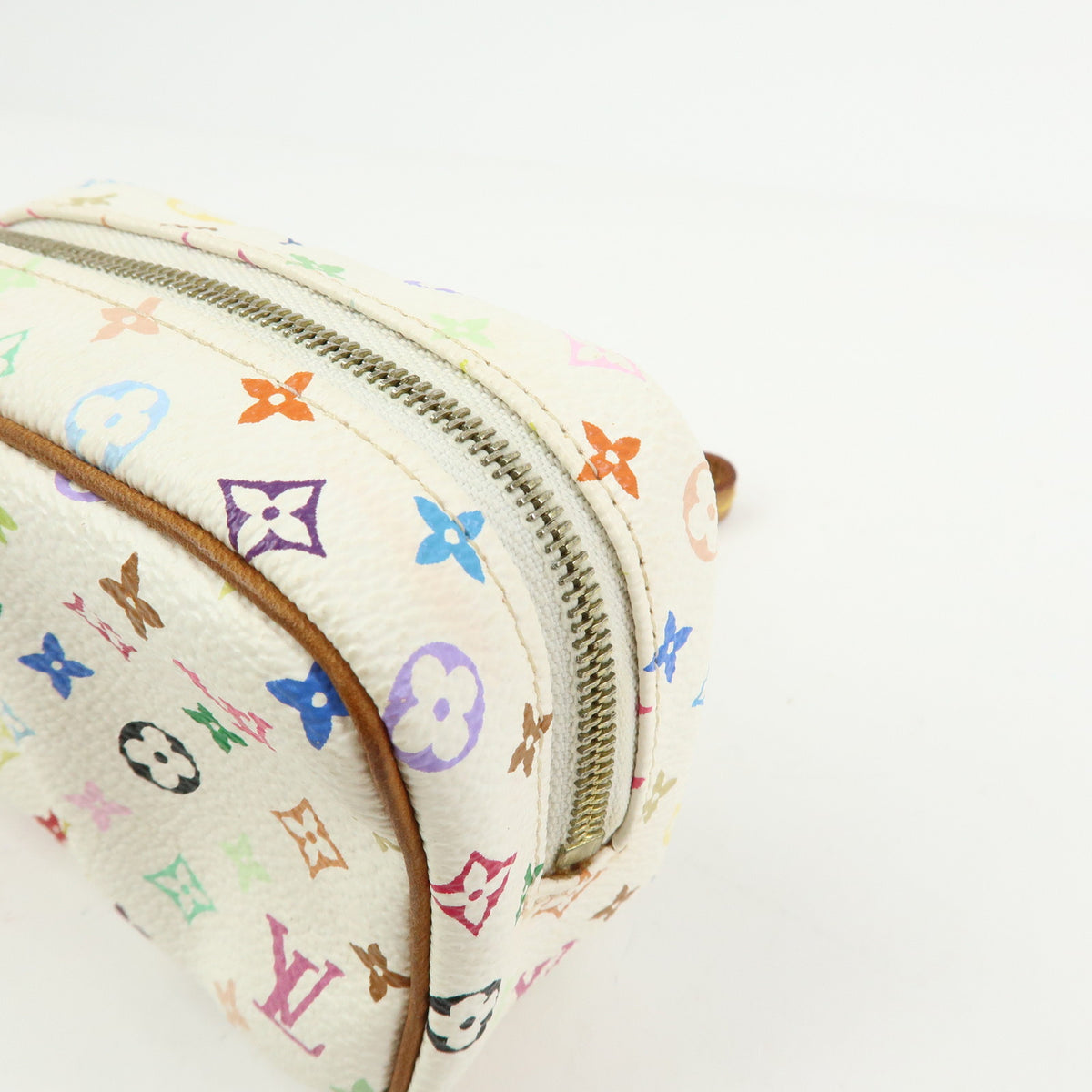 Louis Vuitton Monogram Multicolor Trousse Wapity Pouch Blanc M58033