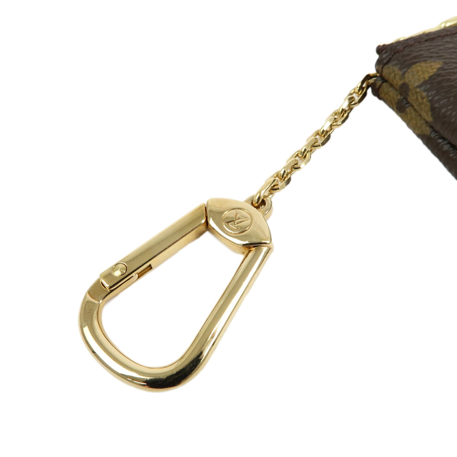 Louis Vuitton Monogram Pochette Cles Coin Case Key Case M62650
