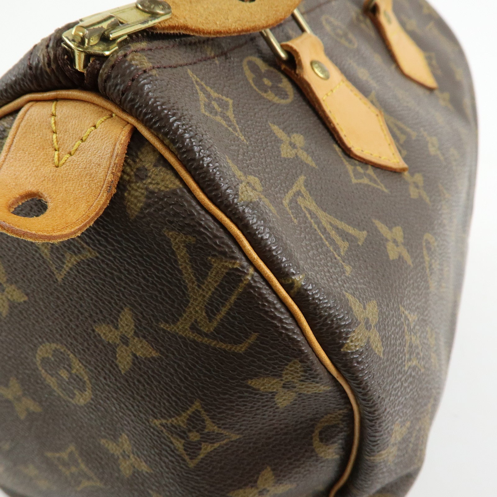 Louis Vuitton Monogram Speedy 30 Boston Bag Hand Bag Brown M41526