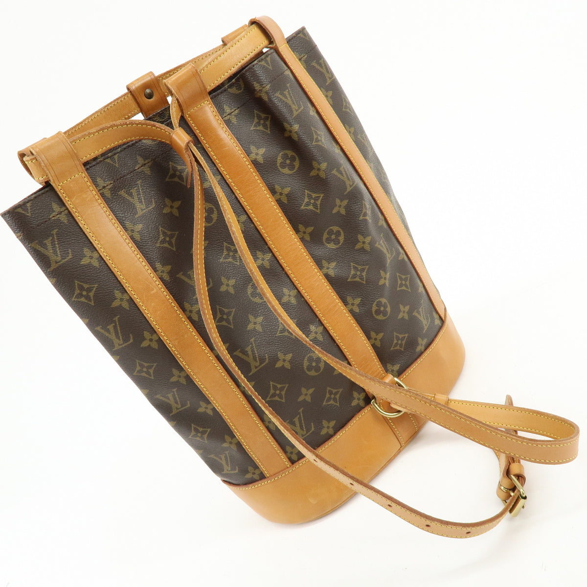Louis Vuitton Monogram Randonnee PM Shoulder Bag Brown M42243