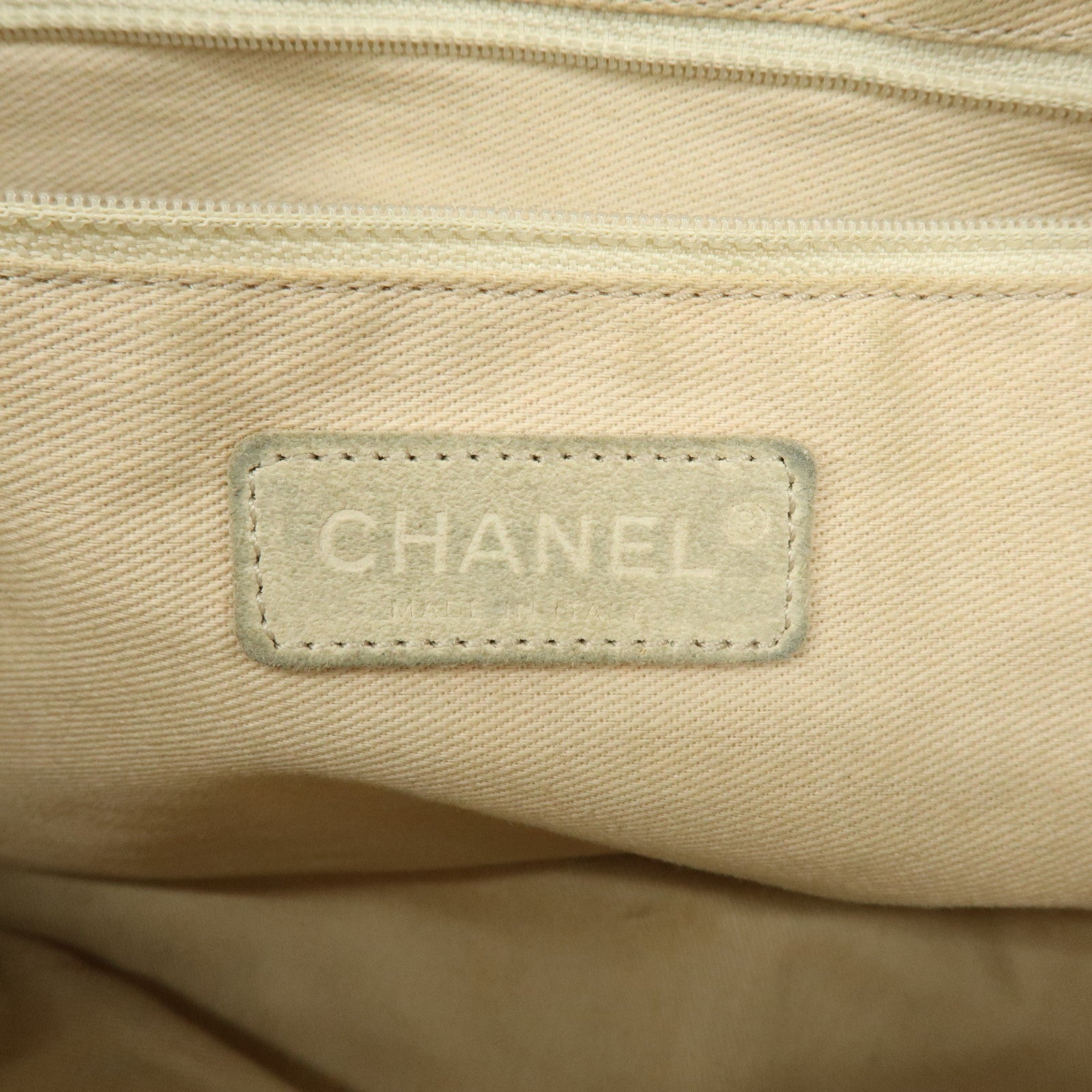 CHANEL COCO Mark Cruise Collection Camellia Canvas Rope Tote Bag Black