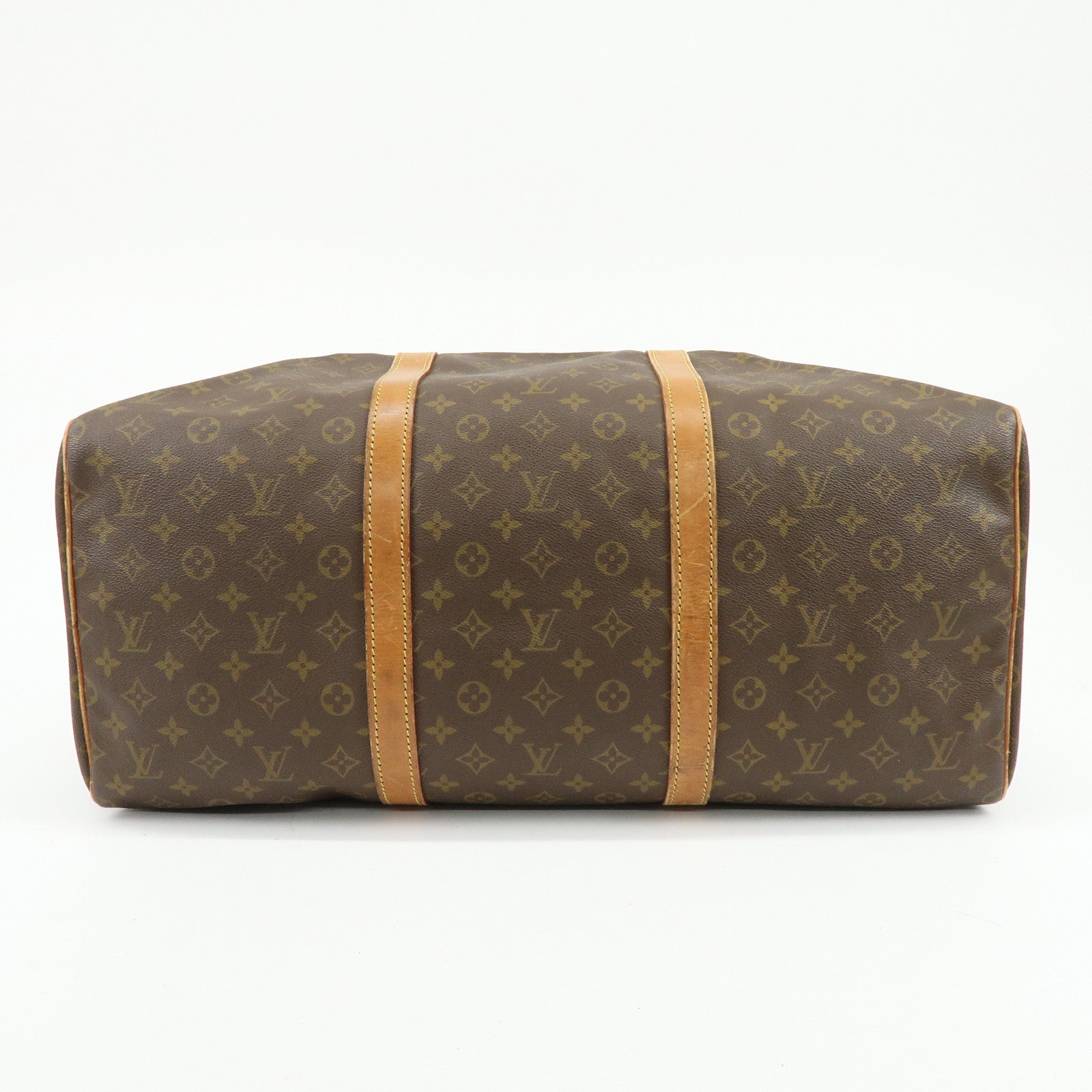 Louis Vuitton Monogram Sac Souple 55 Boston Bag Brown M41622