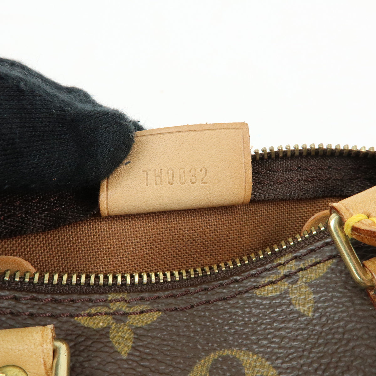 Louis Vuitton Monogram Canvas Mini Speedy Hand Bag Brown M41534