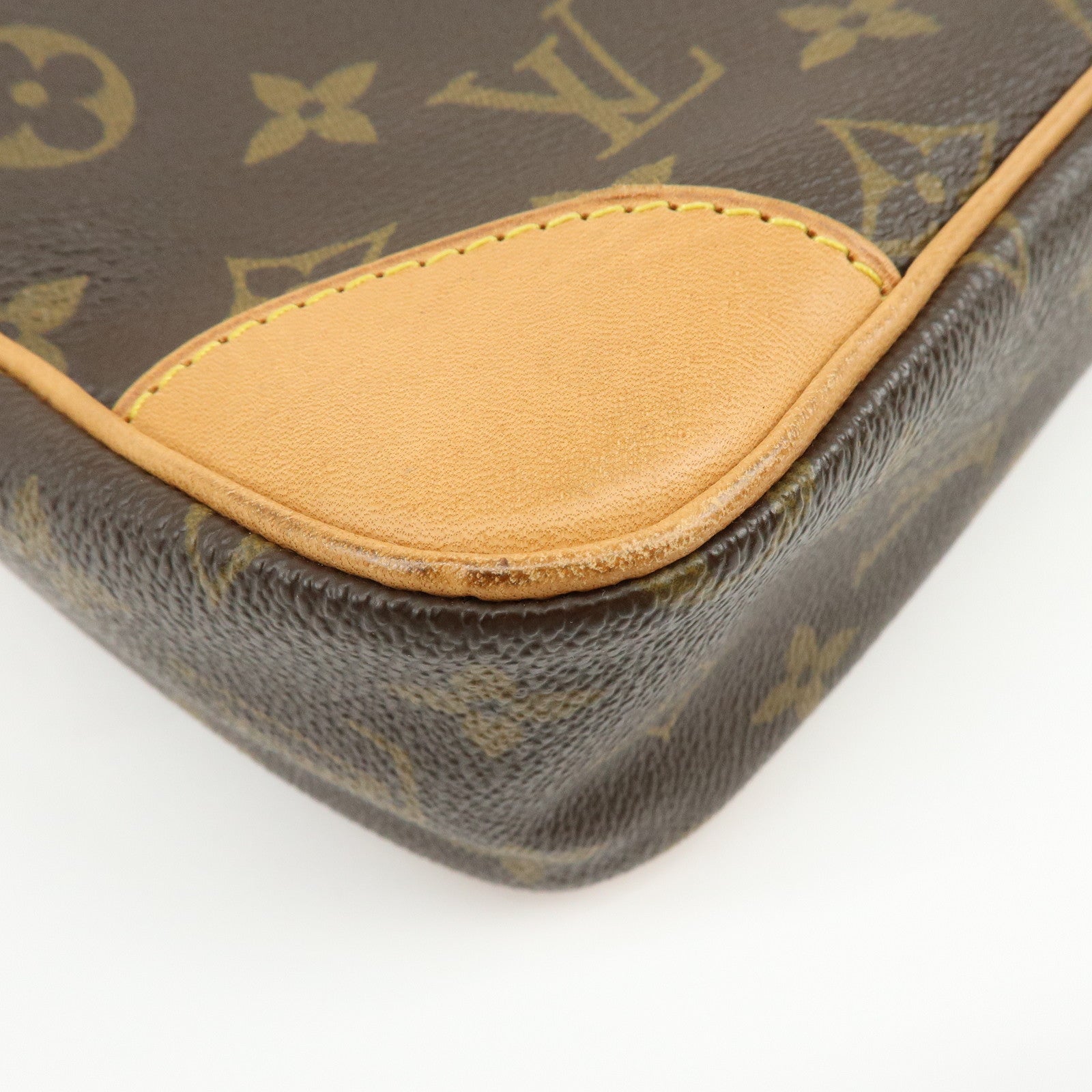 Louis Vuitton Monogram Compiegne 28 Pouch Clutch Bag Brown M51845