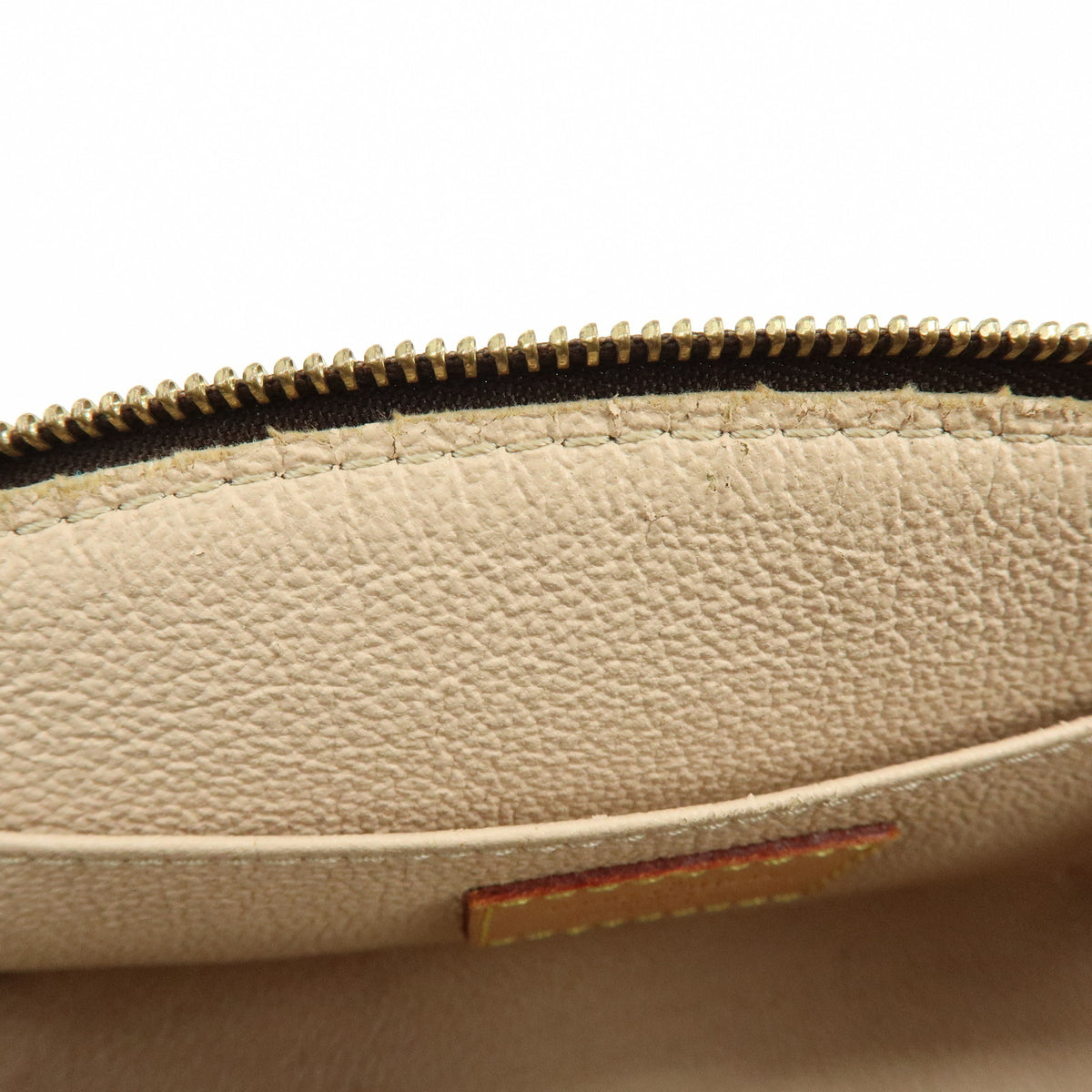 Louis Vuitton Monogram Pochette Cosmetic PM Pouch Brown M47515
