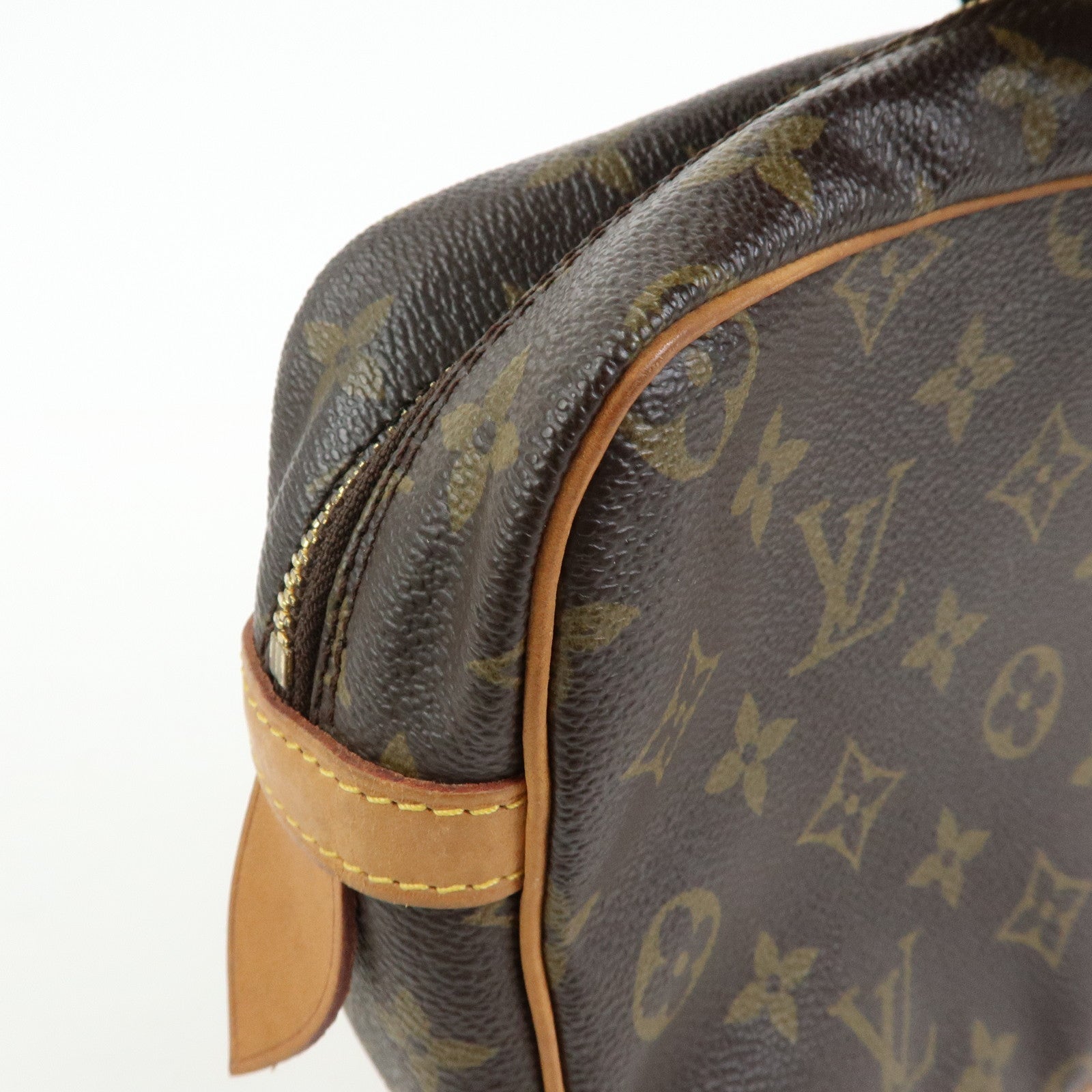 Louis Vuitton Monogram Compiegne 23 Pouch Clutch Bag Brown M51845
