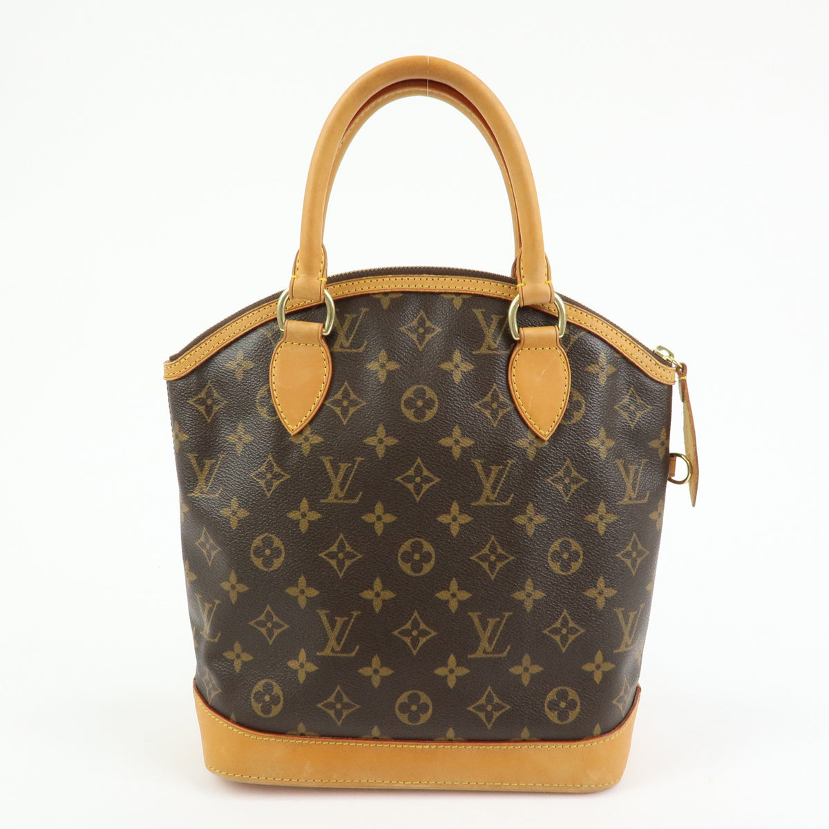 Louis Vuitton Monogram Lockit Hand Bag Tote Bag Brown M40102
