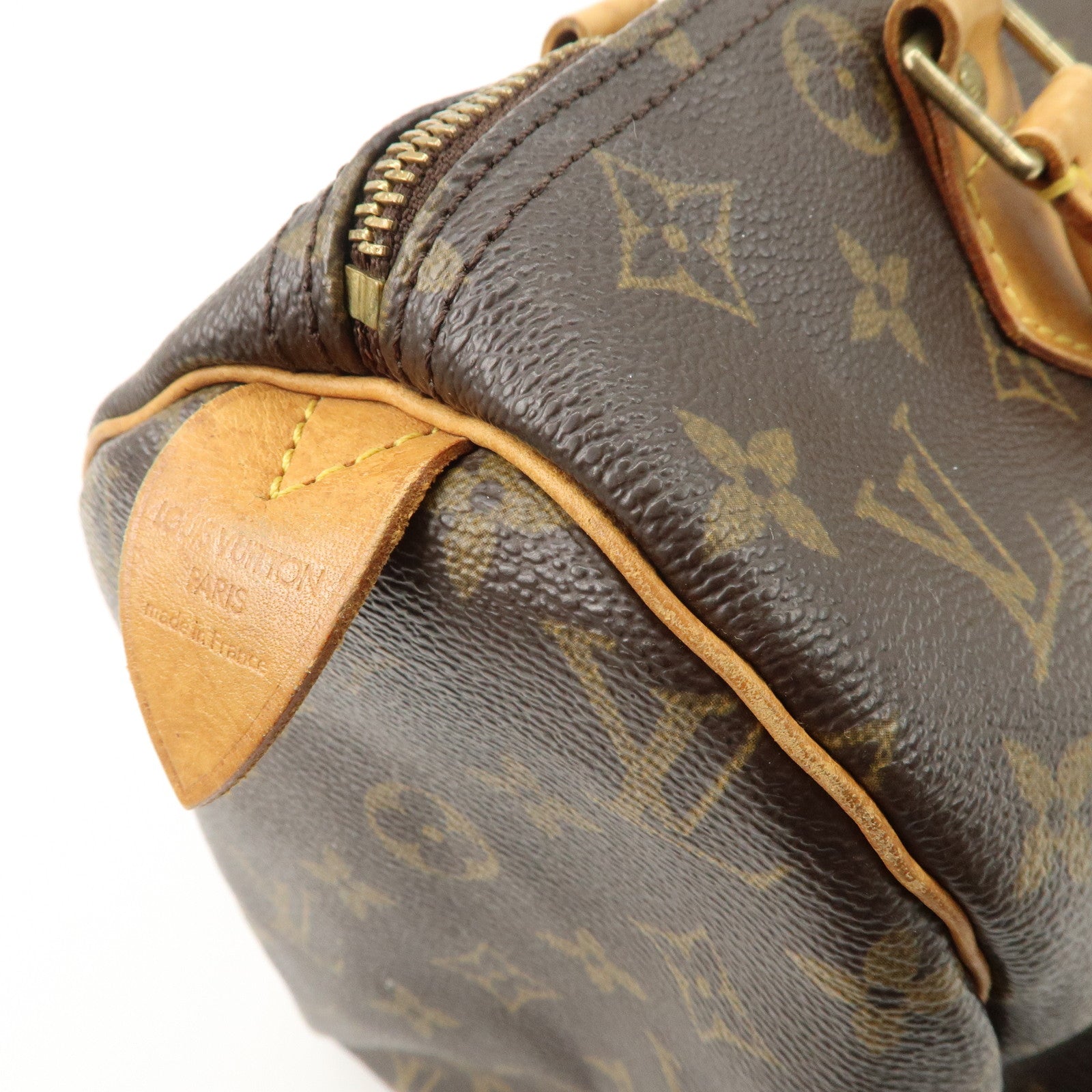 Louis Vuitton Monogram Speedy 30 Hand Bag Boston Bag M41526 Used