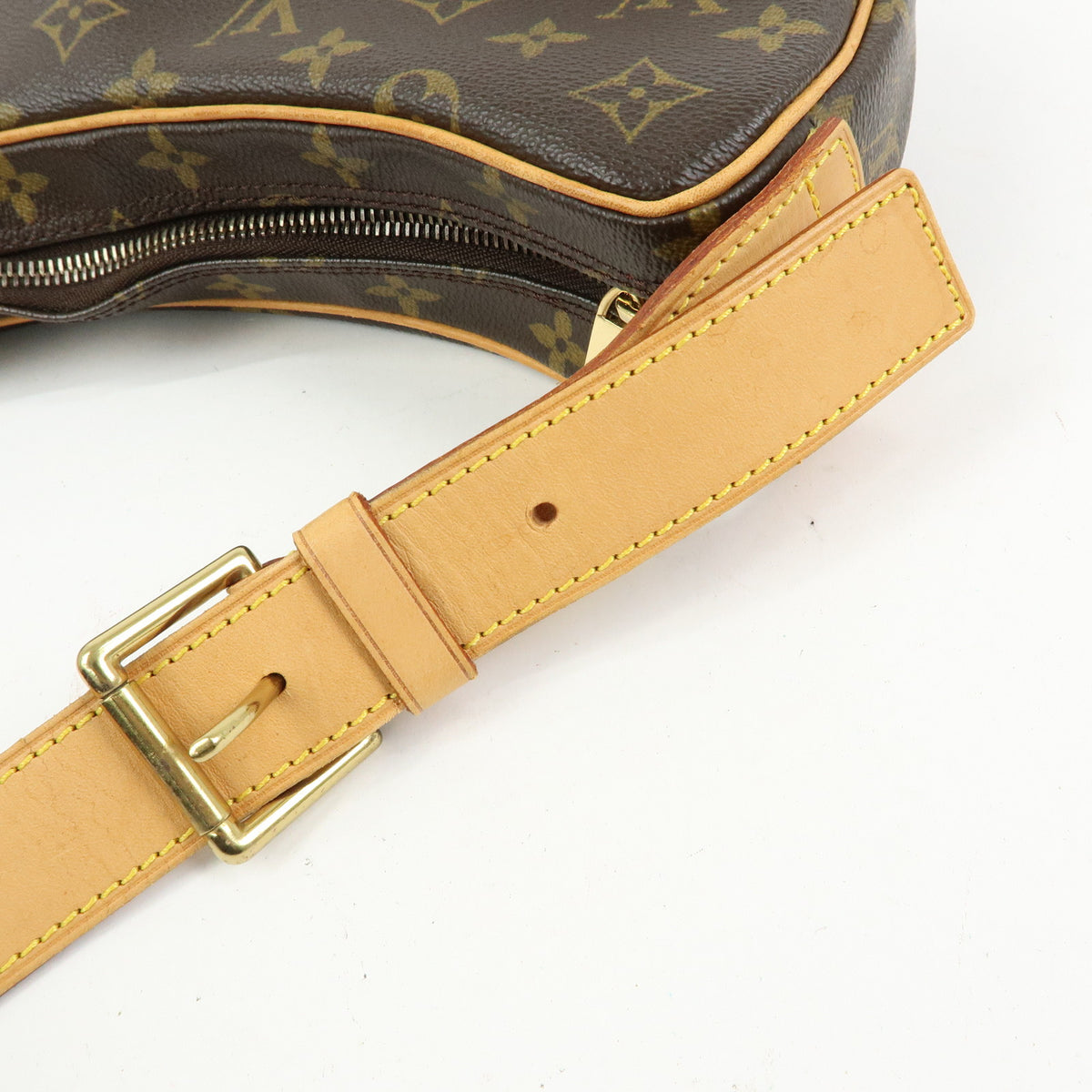 Louis Vuitton Monogram Croissant MM Shoulder Bag Hand Bag Brown M51512
