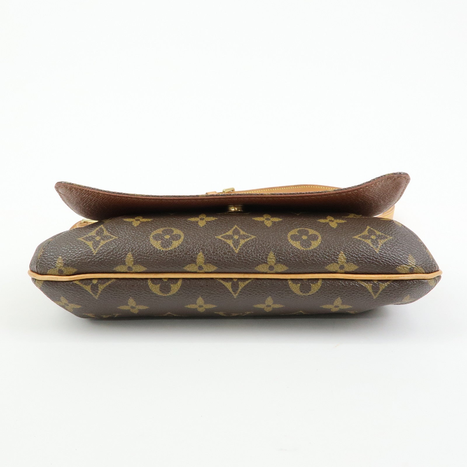 Louis Vuitton Monogram Musette Tango Short Shoulder Bag Brown M51257