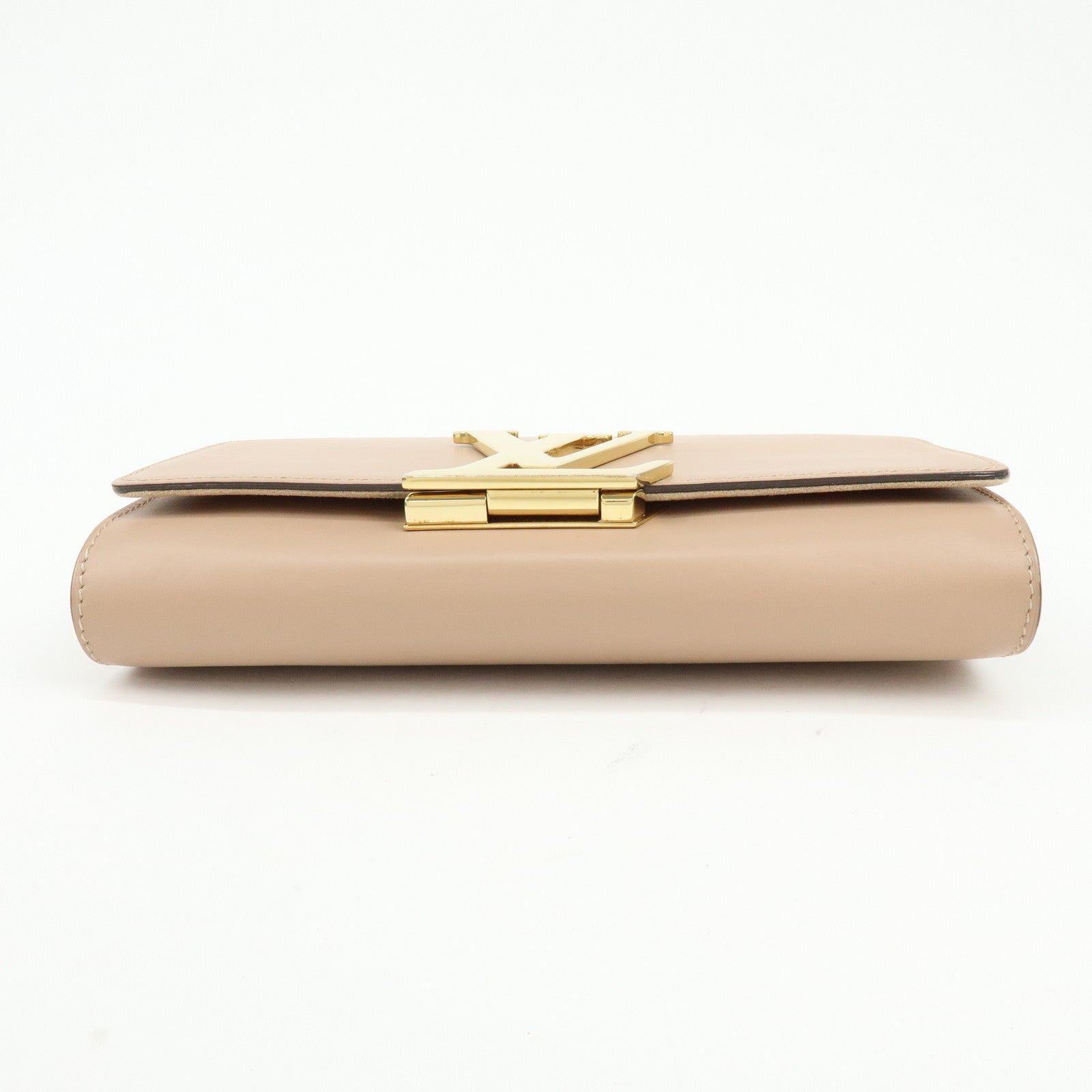 Louis Vuitton Pochette Louise GM Leather Chain Shoulder Bag Pink