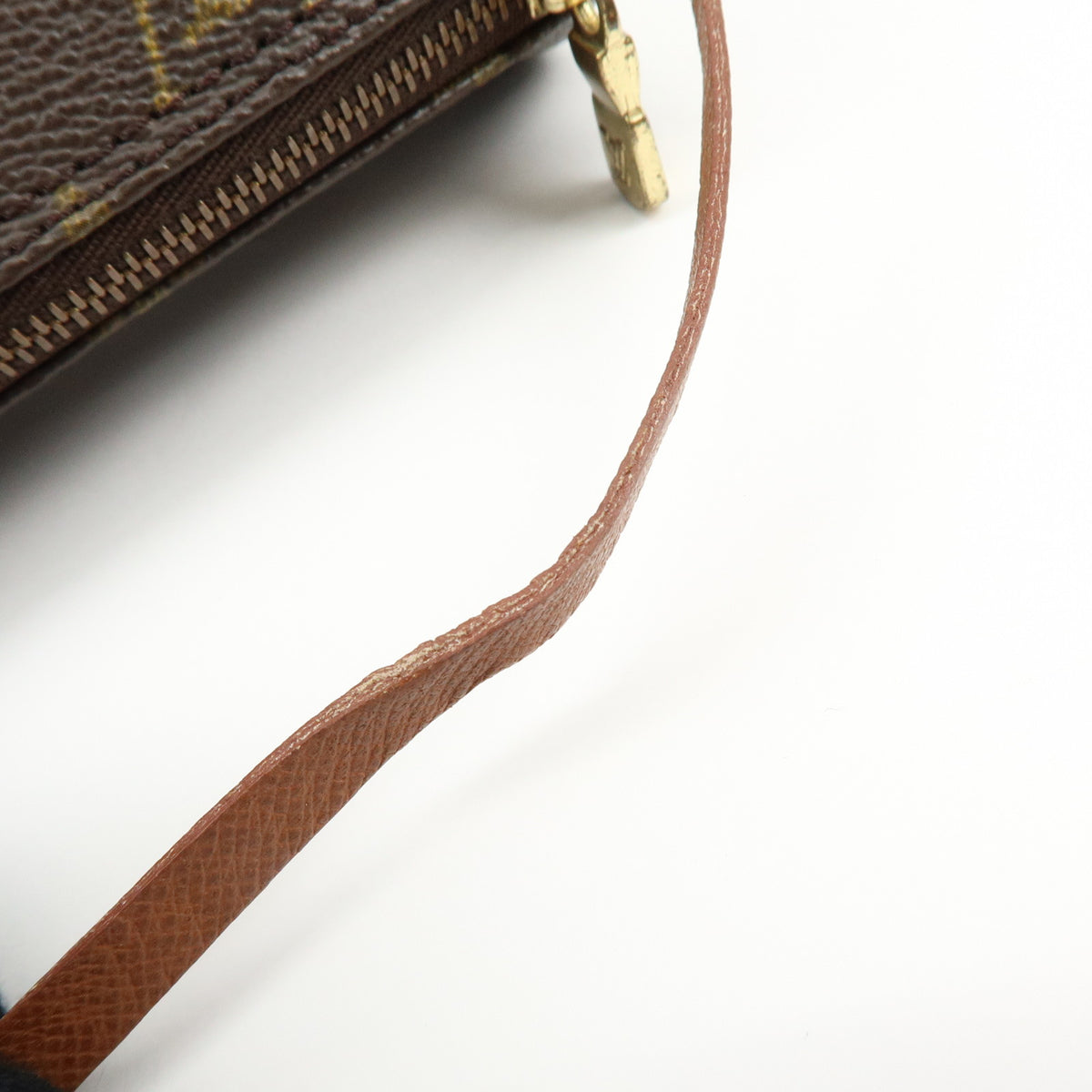 Louis Vuitton Monogram Mini Pouch for Papillon Bag Brown