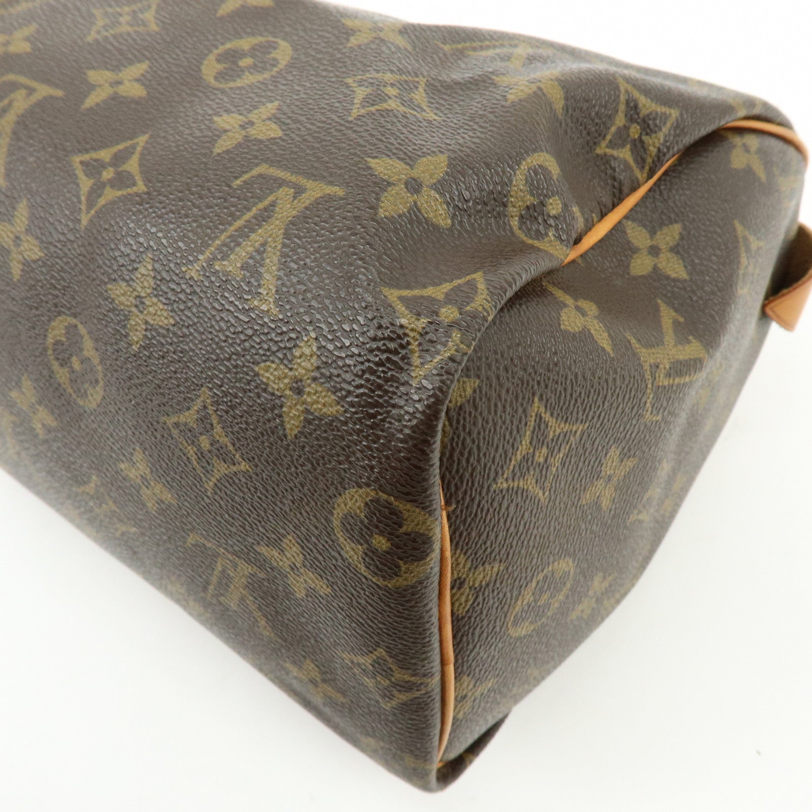 Louis Vuitton Monogram Speedy 25 Boston Bag Hand Bag Brown M41528