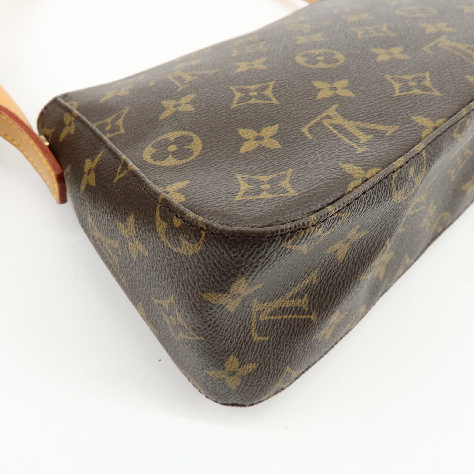 Louis Vuitton Monogram Mini Looping Shoulder Bag Brown M51147