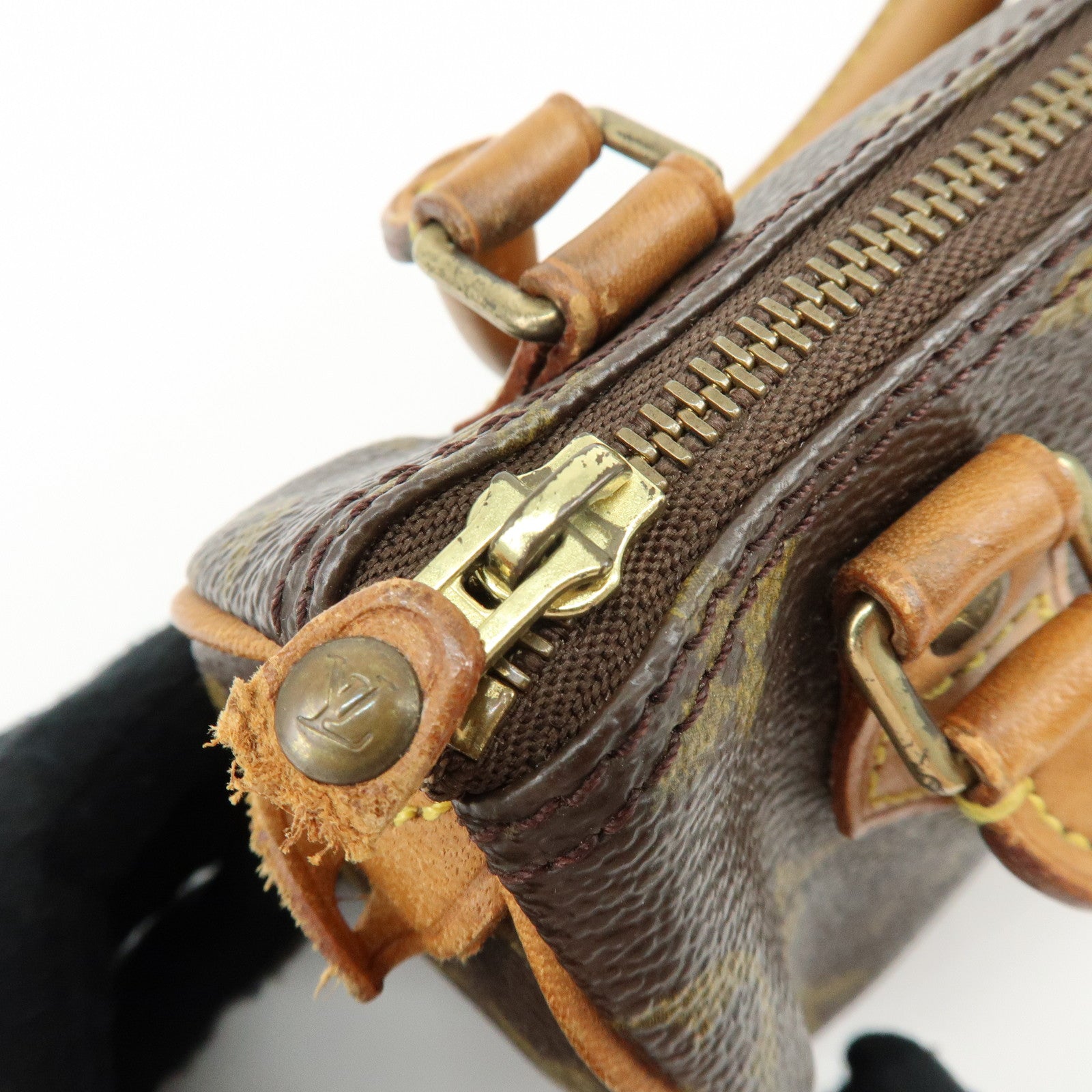 Louis Vuitton Monogram Mini Speedy Hand Bag Brown M41534 J75011 Lot