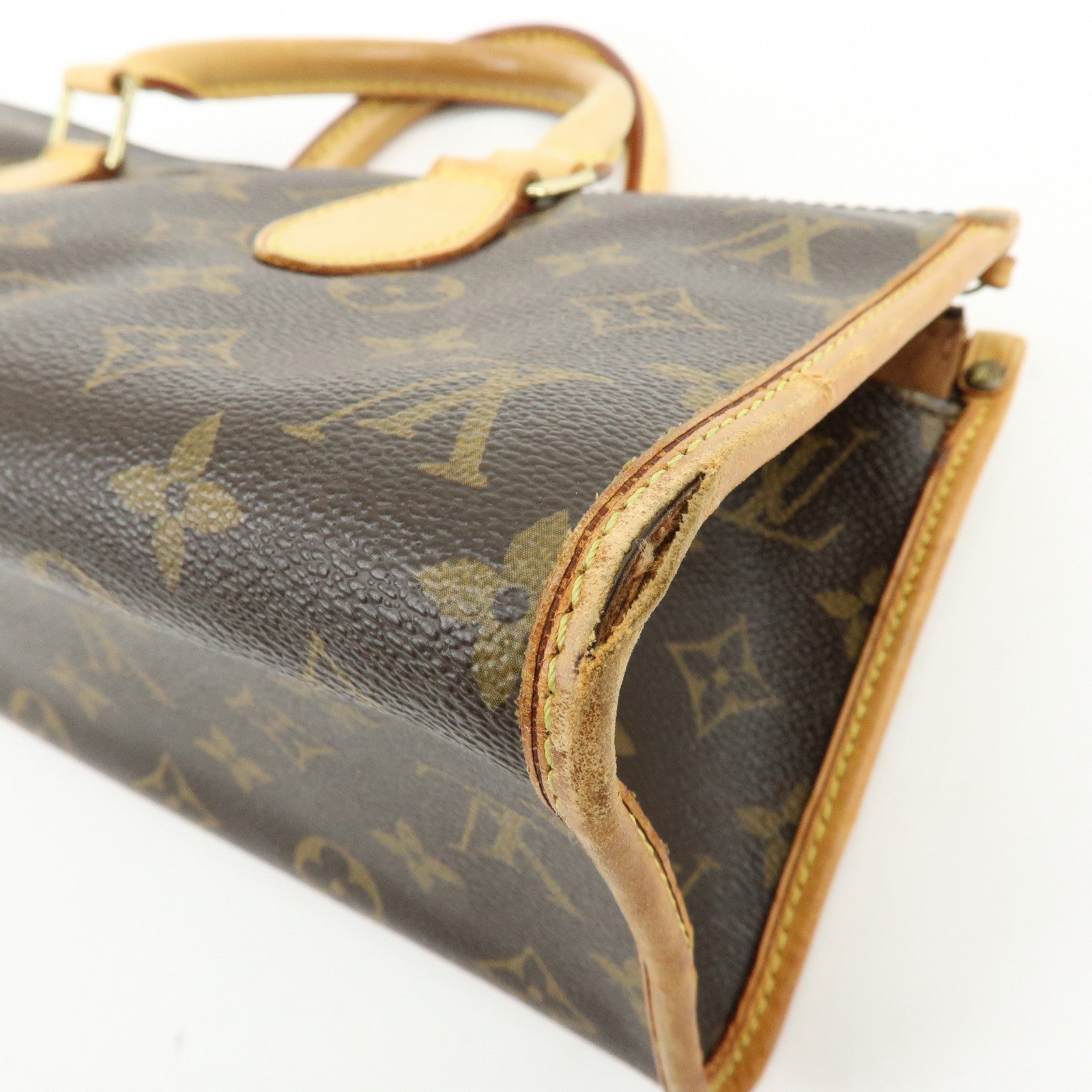 Louis Vuitton Monogram Canvas Popincourt Hand Bag Brown M40009