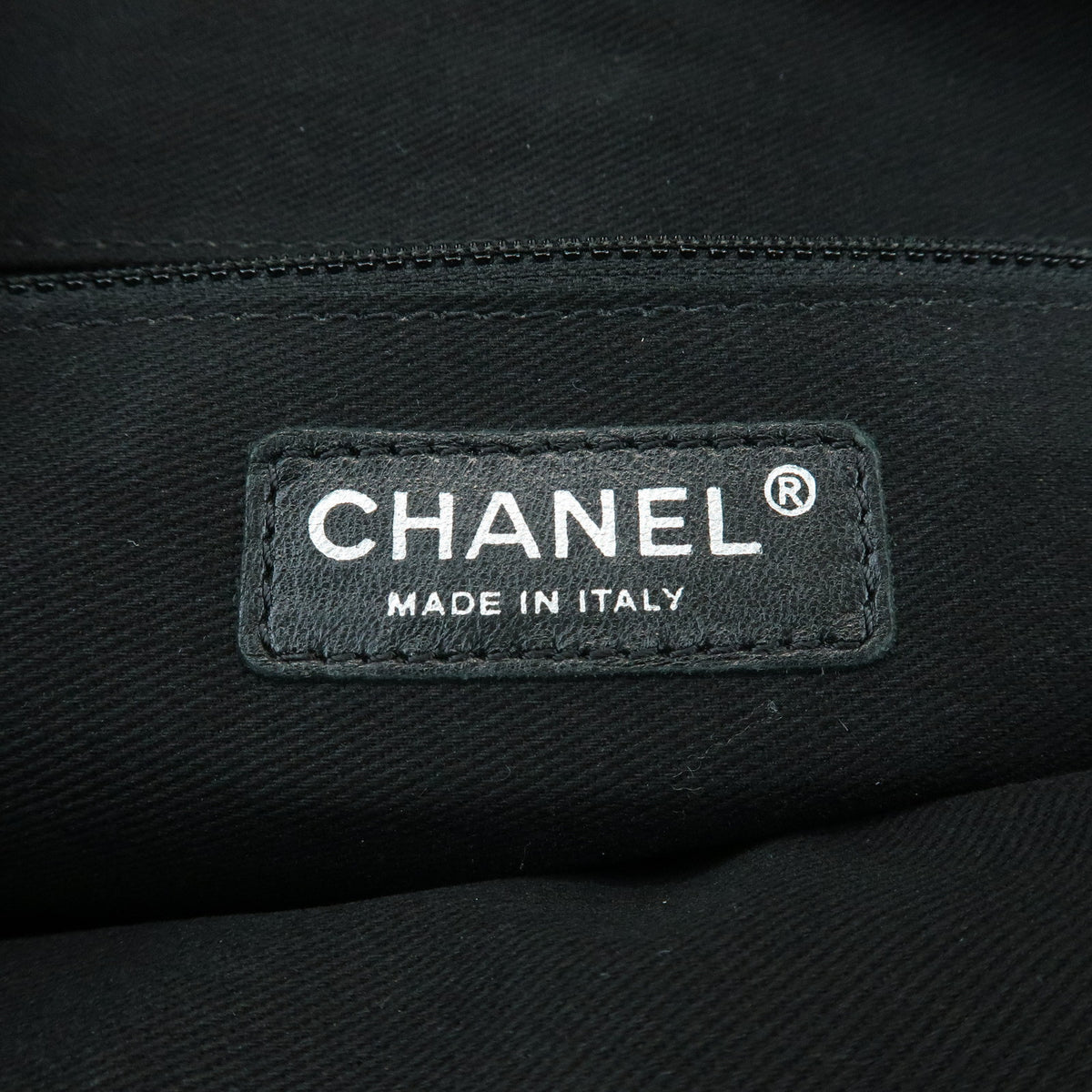 CHANEL Matelasse COCO Mark Caviarskin Chain Shoulder Bag Bronze