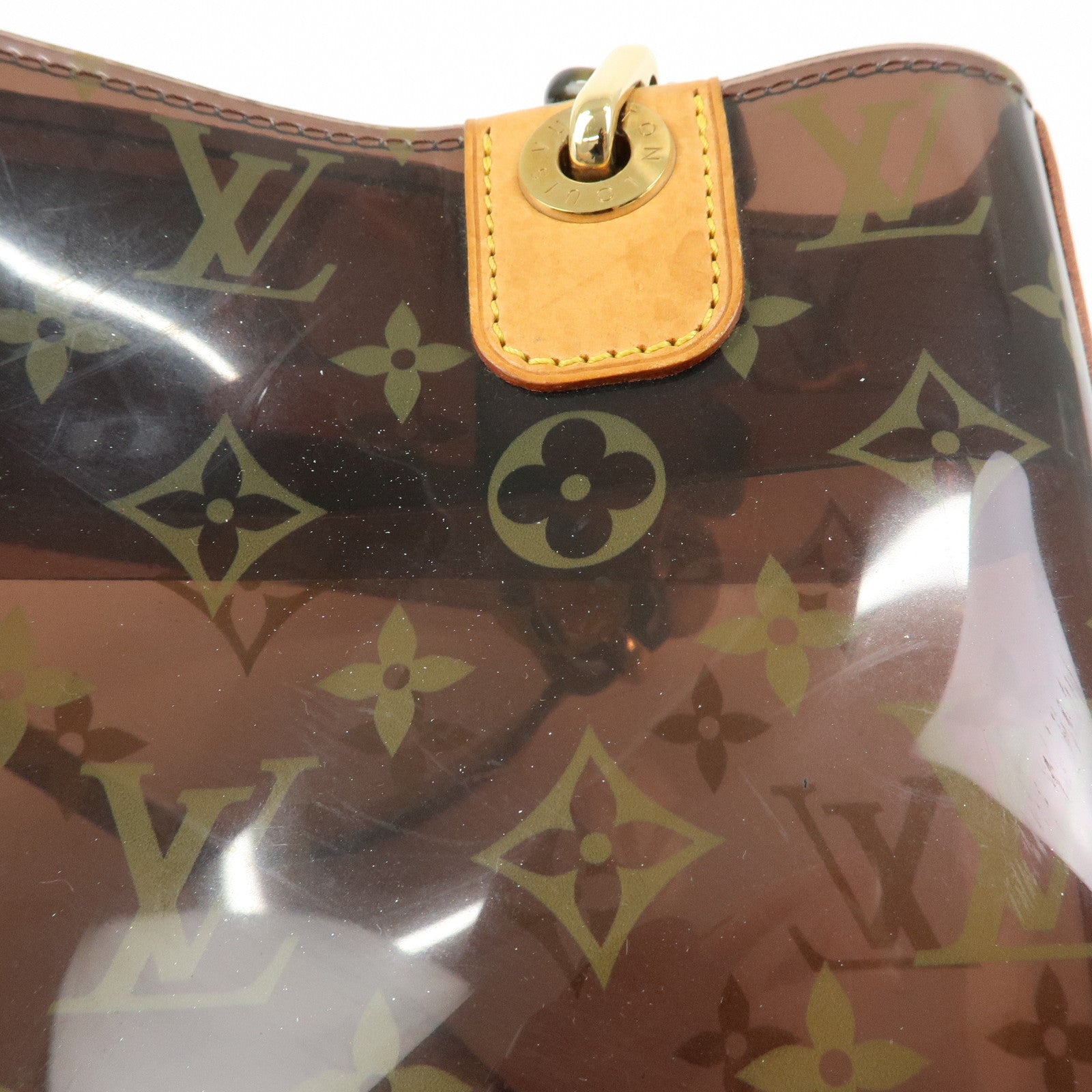 Louis Vuitton Monogram Cabas Ambre PM Tote Bag Clear Brown M92502
