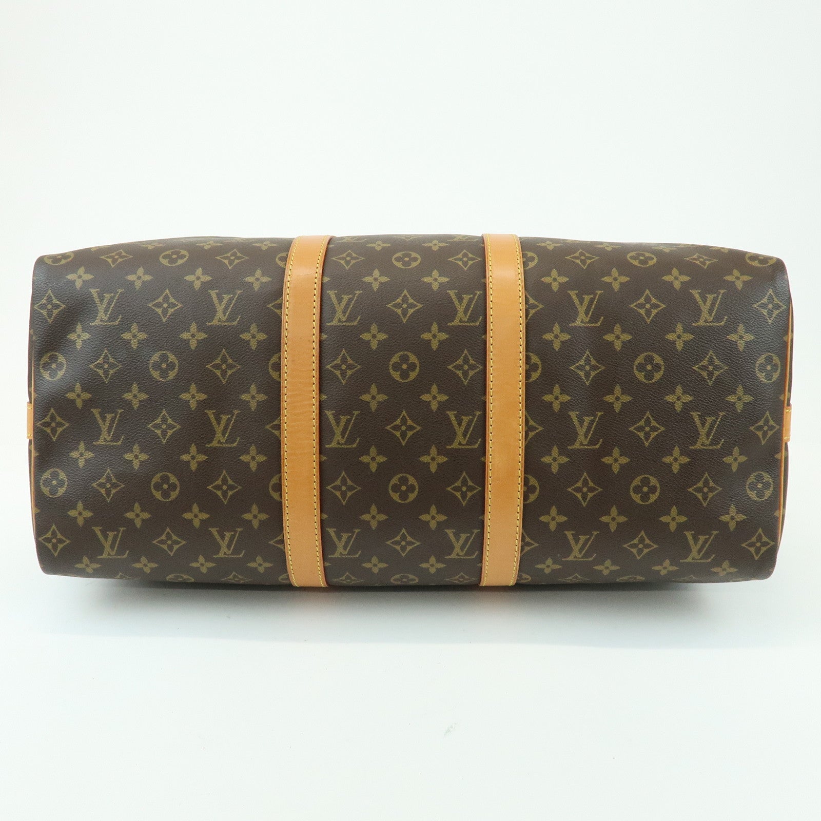 Louis Vuitton Monogram Keep All Bandouliere 50 Boston Bag M41416