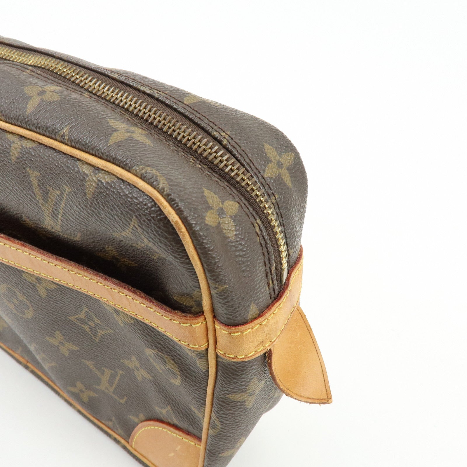 Louis Vuitton Monogram Compiegne 28 Pouch Clutch Bag Brown M51845