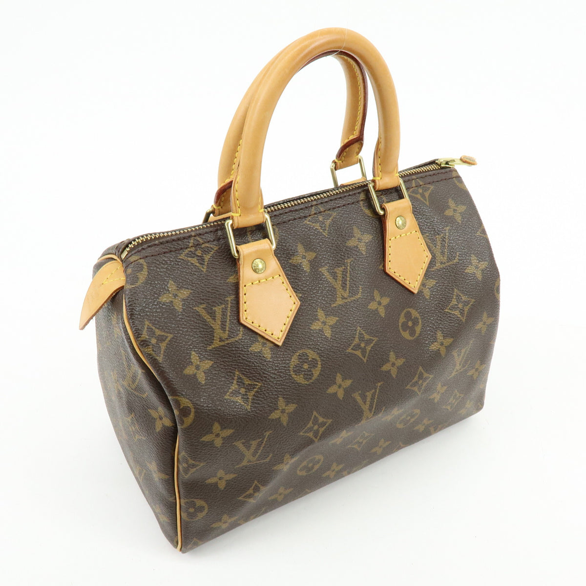 Louis Vuitton Monogram Speedy 25 Boston Bag Hand Bag Brown M41528