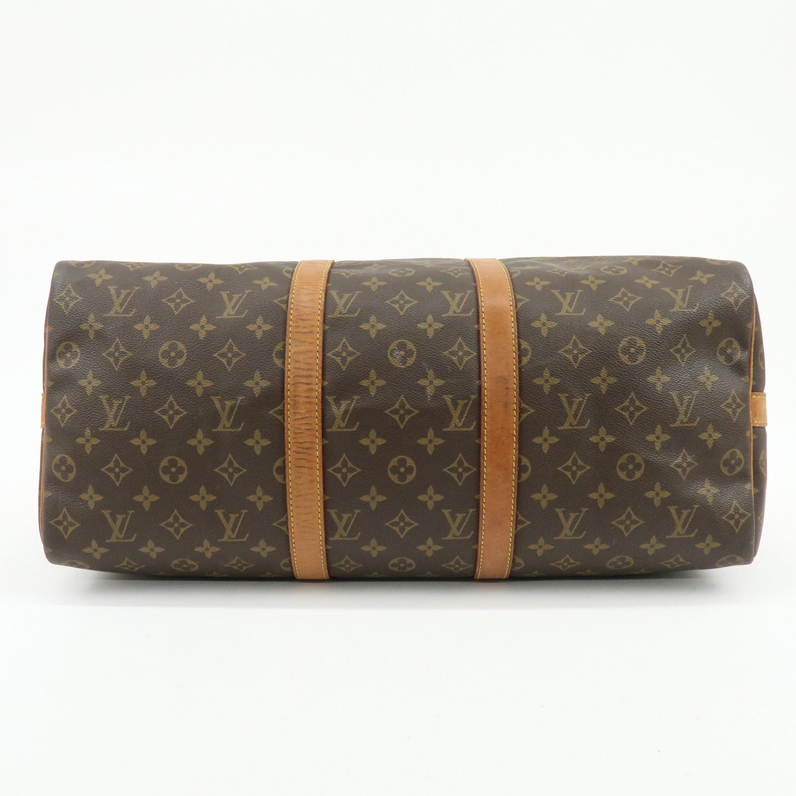 Louis Vuitton Monogram Keep All Bandouliere 50 Boston Bag M41416