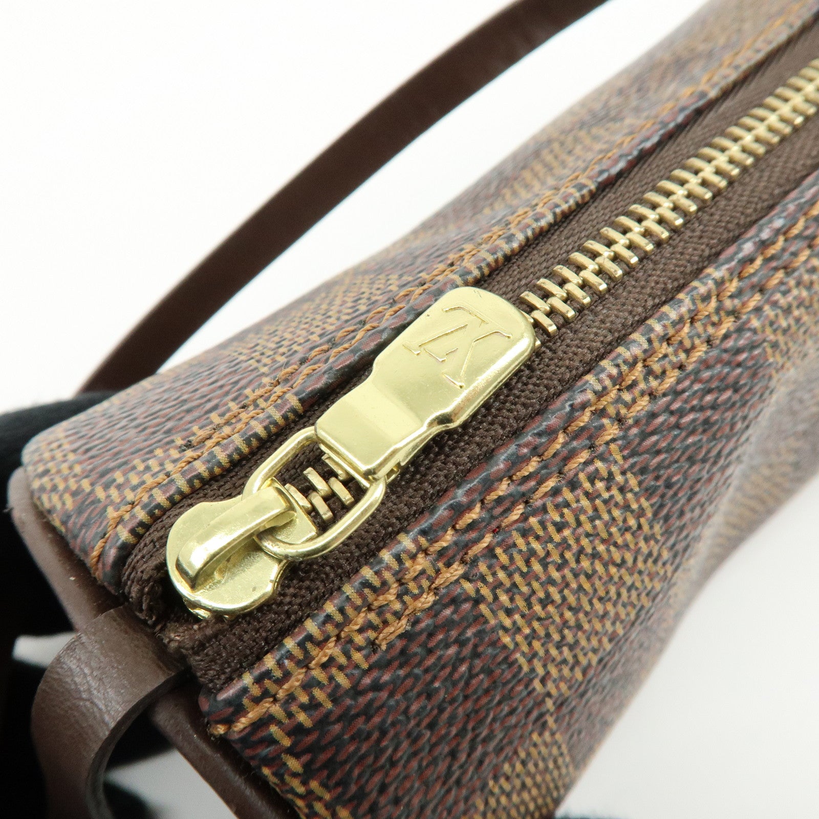 Louis Vuitton Damier Ebene Mini Pouch for Papillon Bag Brown