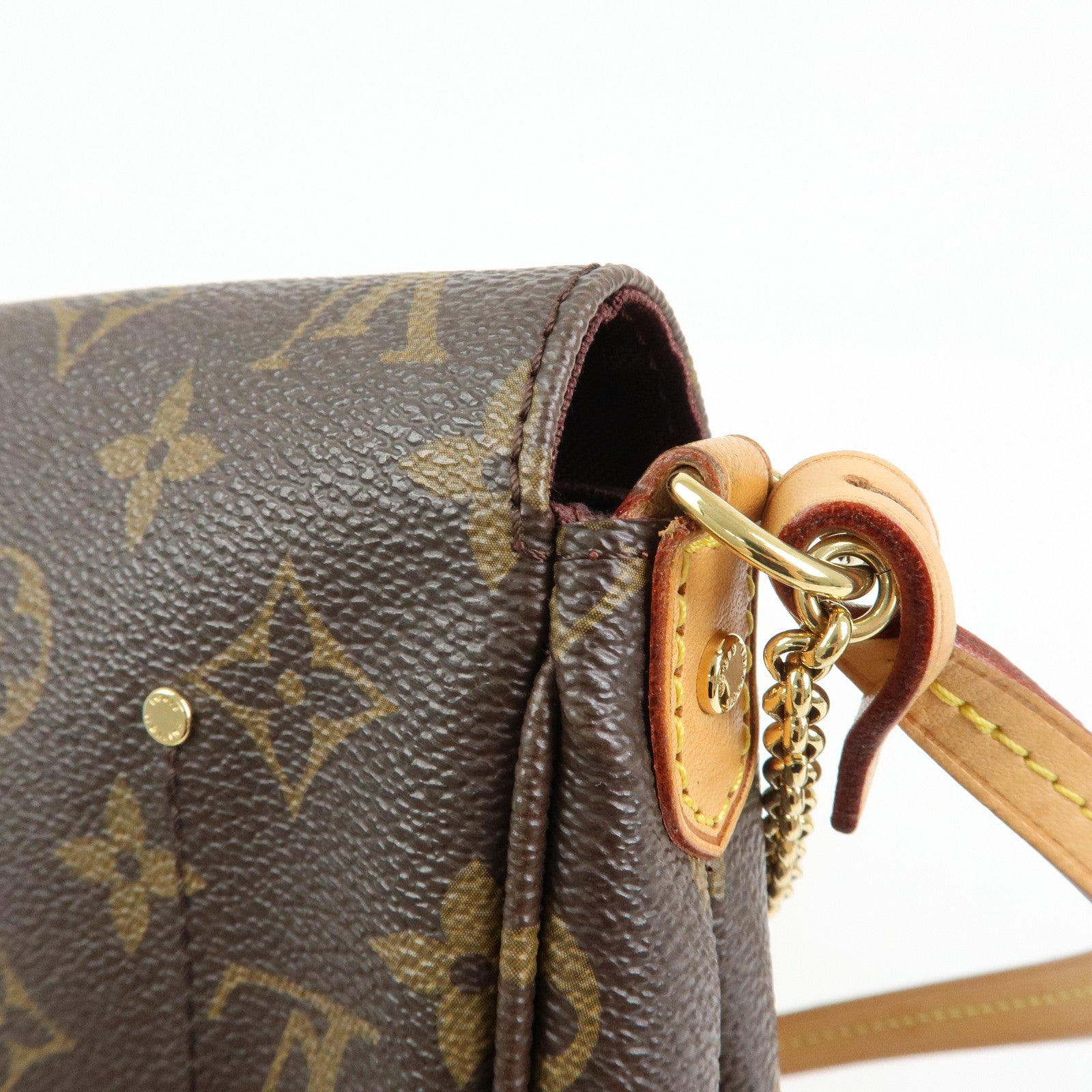 Louis Vuitton Monogram Favorite PM 2Way Shoulder Bag Brown M40717