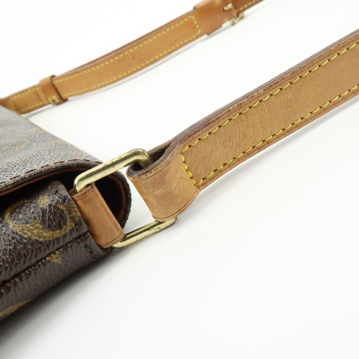Louis Vuitton Monogram Musette Tango Short Shoulder Bag Brown M51257