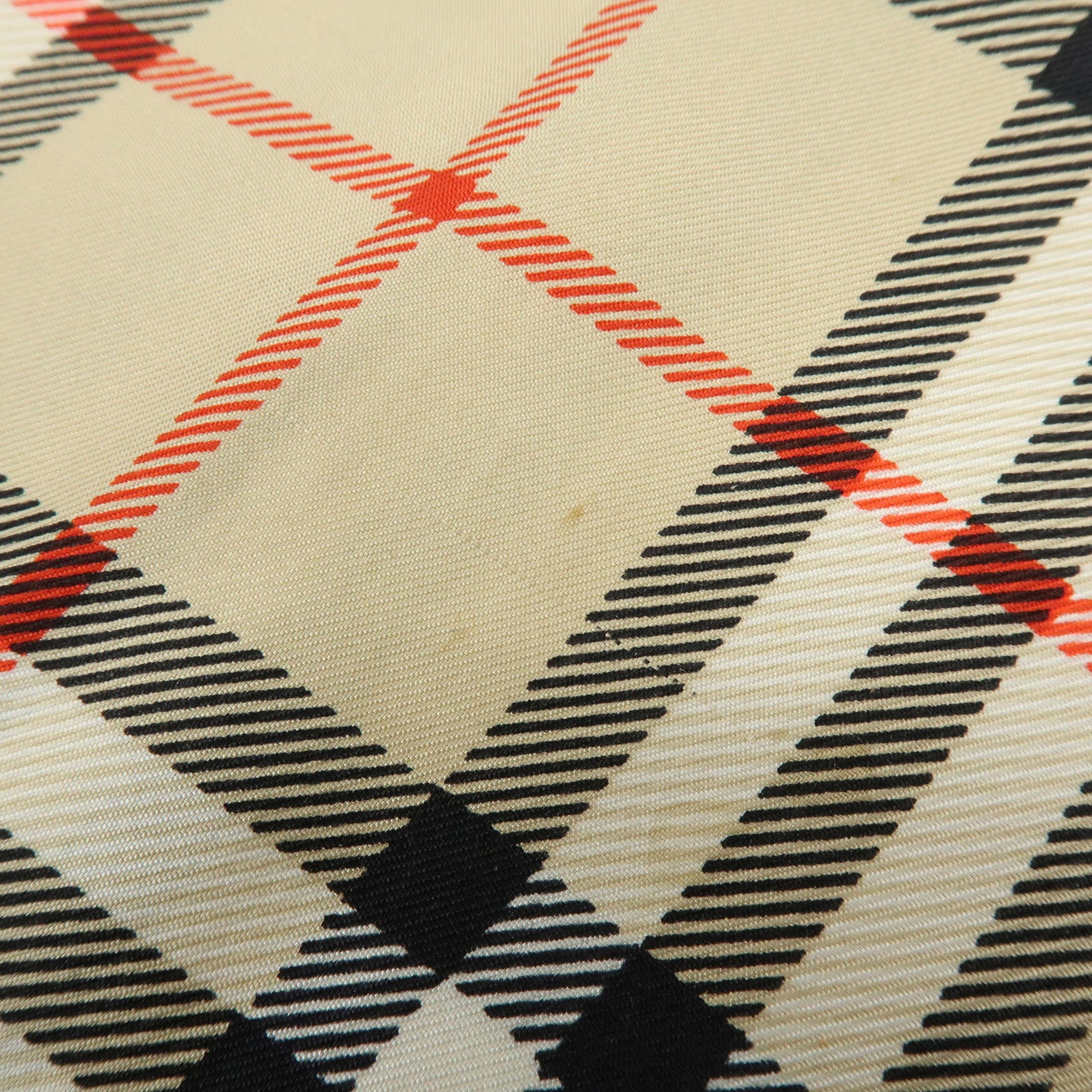 BURBERRY Set of 3 Nova Plaid Silk 100% Scarf Beige Ivory