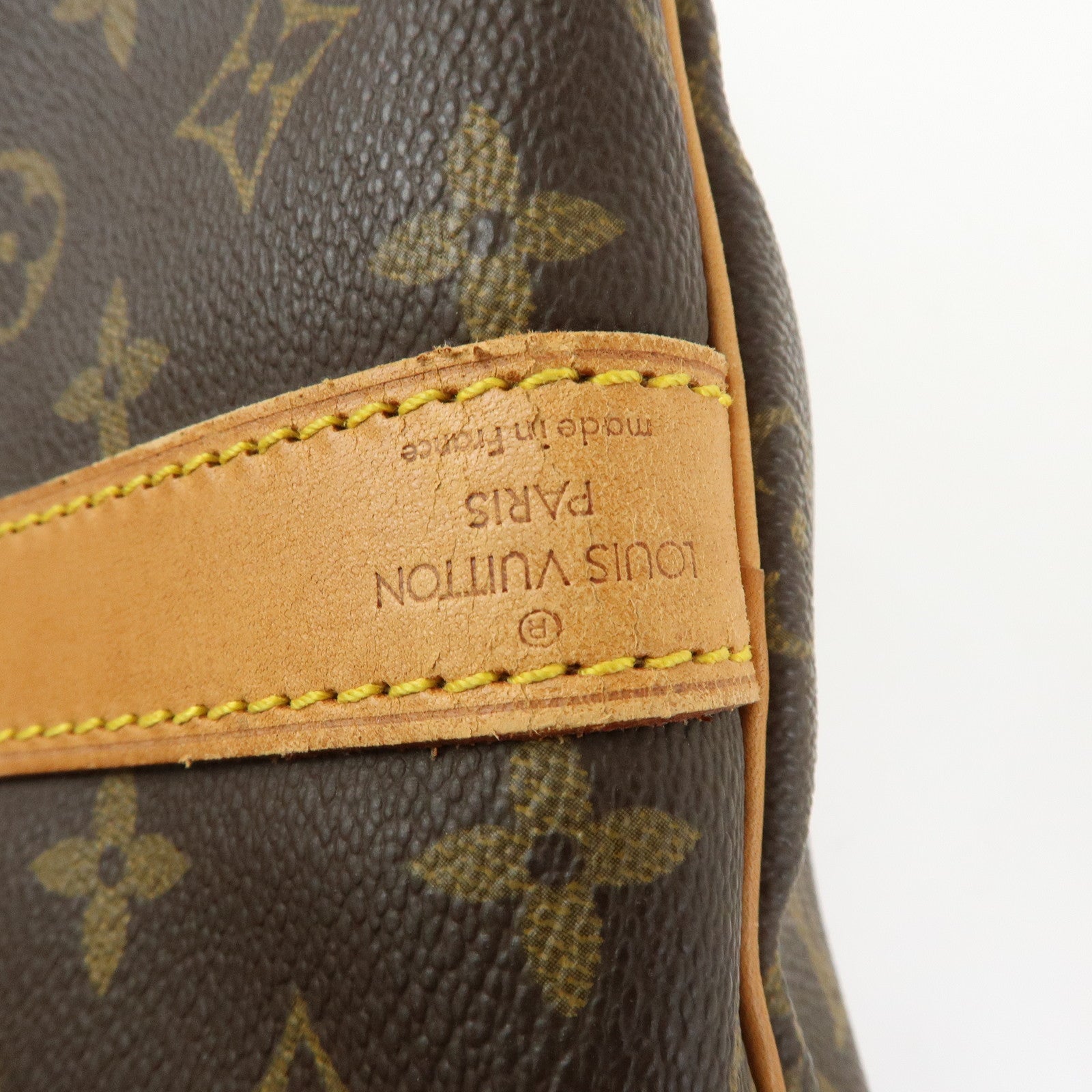 Louis Vuitton Keep All Bandouliere 55 Boston Bag Brown M41414