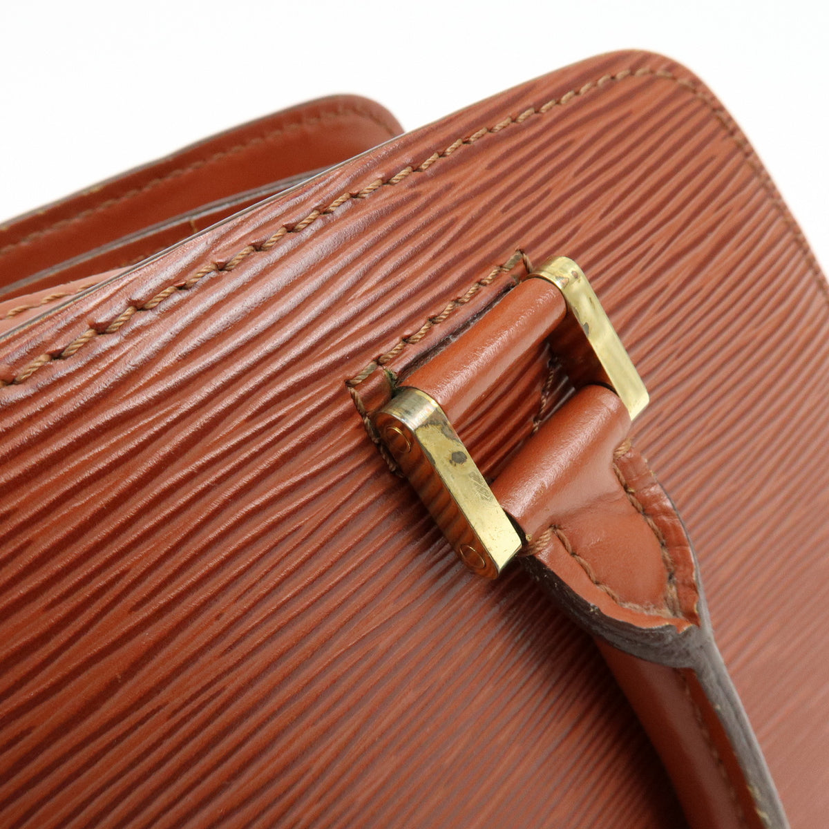 Luois Vuitton Epi Leather Pont Neuf Hand Bag Kenya Brown M52053