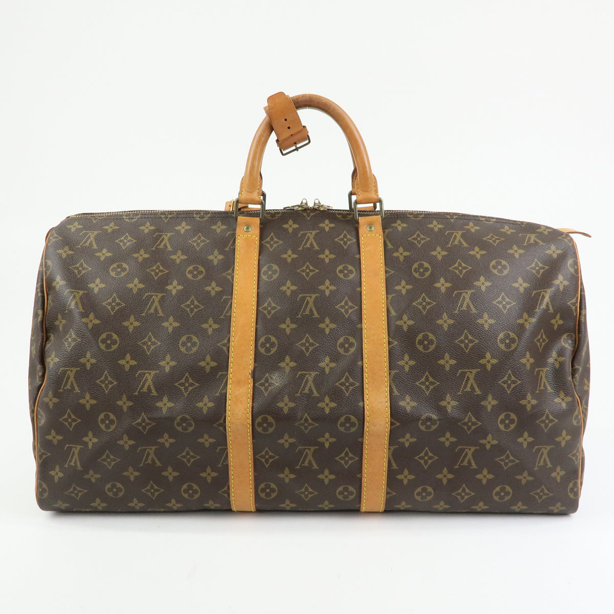Louis Vuitton Monogram Keep All 55 Boston Bag Brown M41424