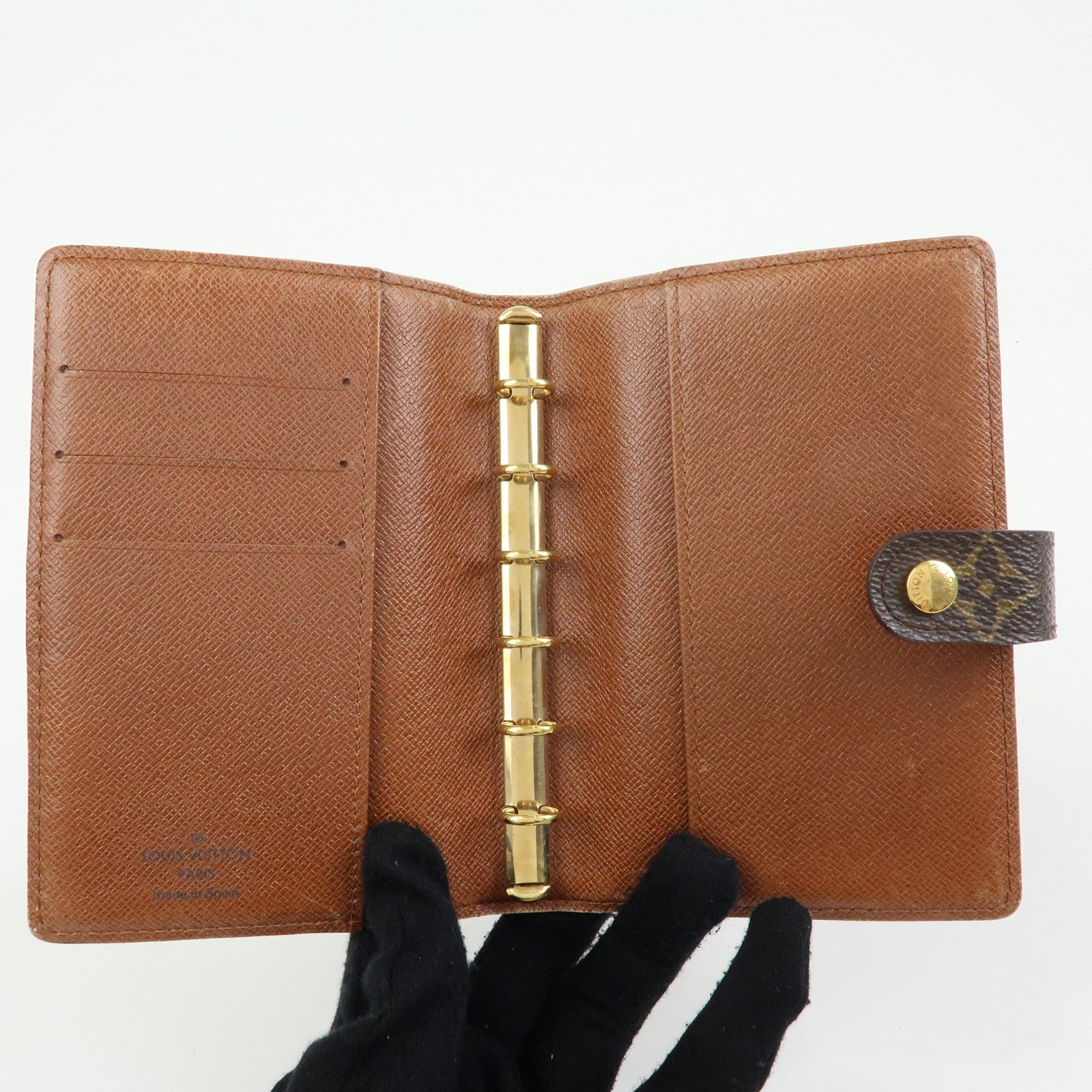 Louis Vuitton Set of 2 Monogram Canvas Leather Planner Cover R20005