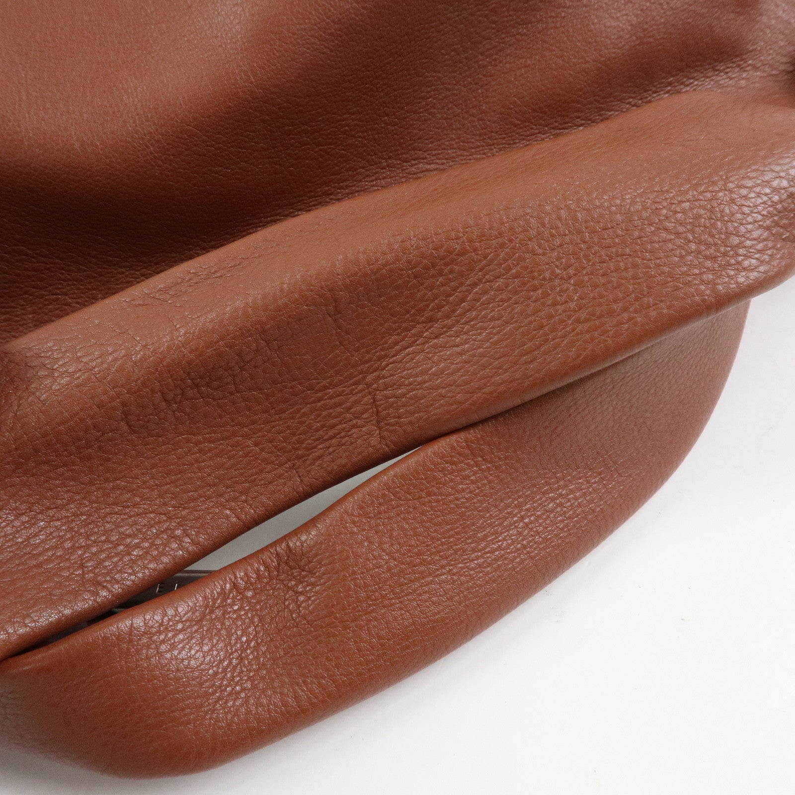 CELINE Bittersweet Leather Shoulder Bag Tote Bag Brown