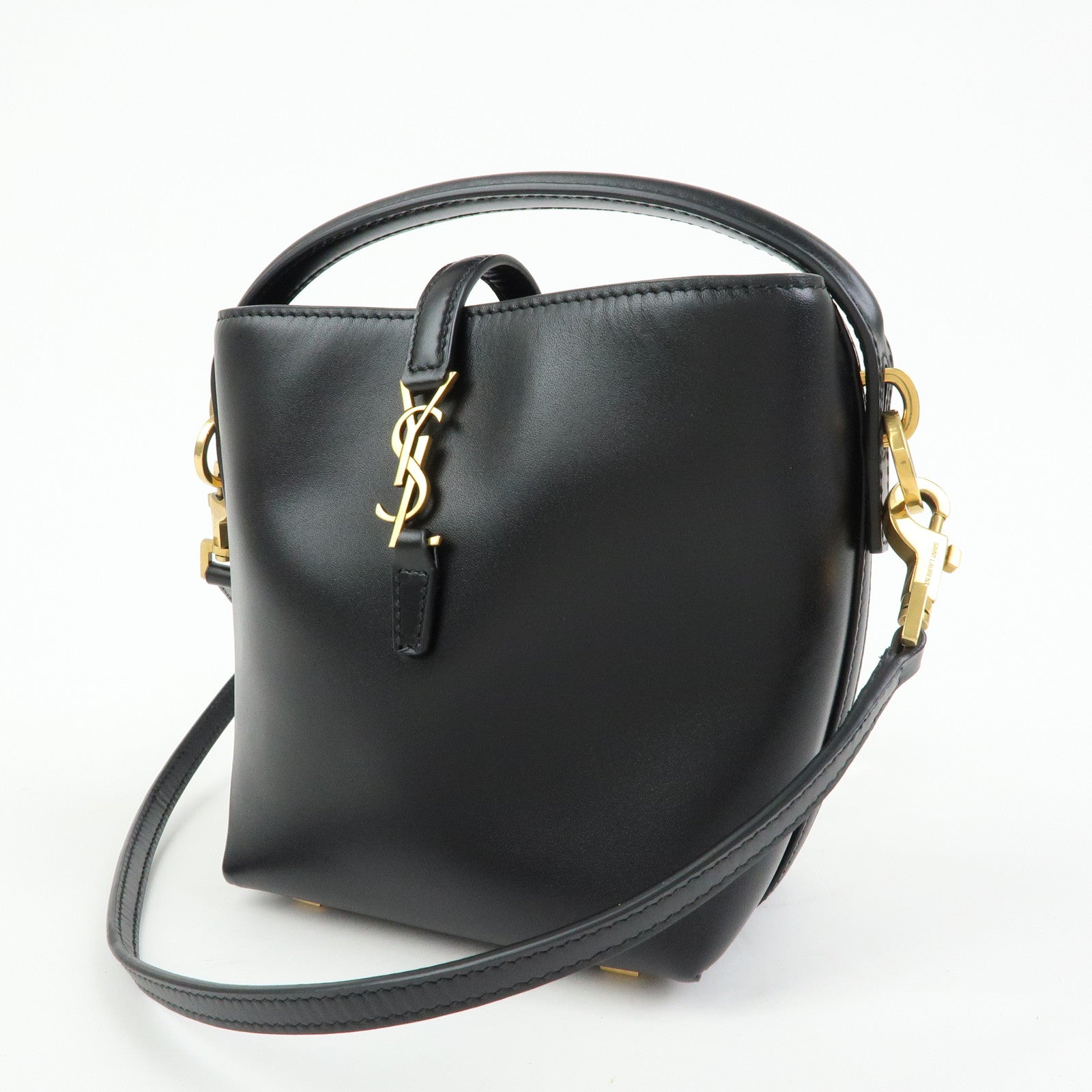 SAINT LAURENT PARIS Cassandra LE 37 Calf Leather 2WAY Mini Bucket Bag